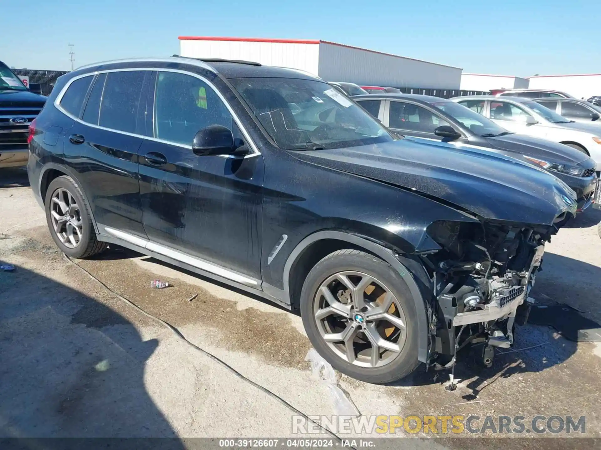 1 Photograph of a damaged car 5UXTY3C03L9B22095 BMW X3 2020