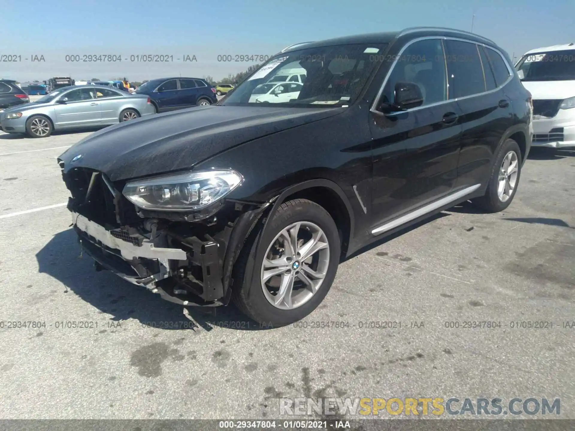 2 Фотография поврежденного автомобиля 5UXTY3C03L9B58269 BMW X3 2020