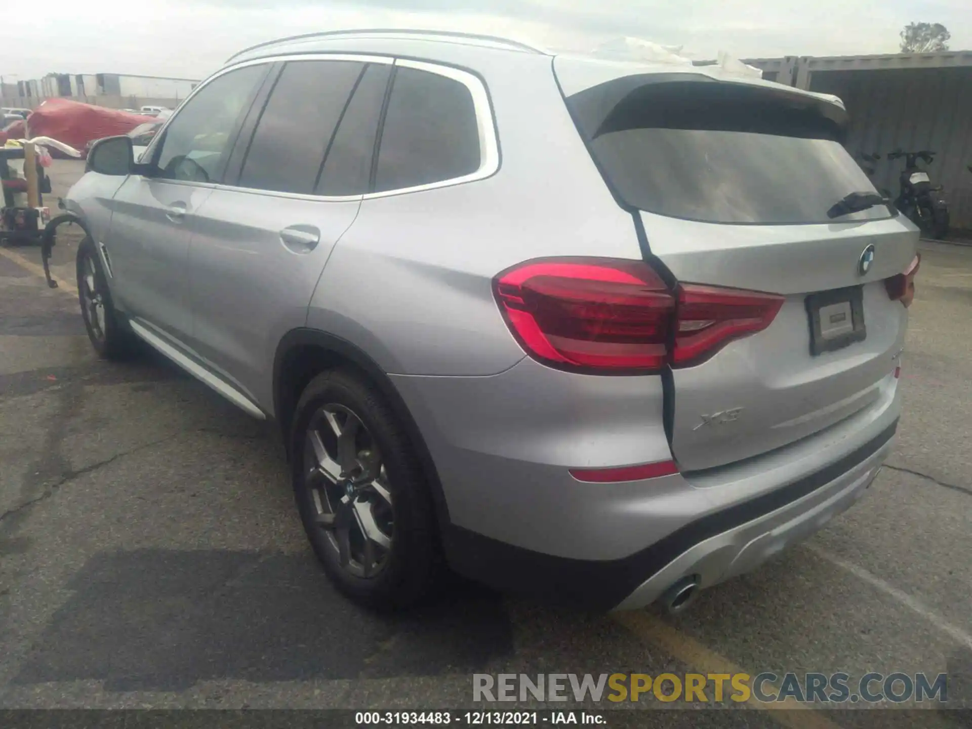 3 Фотография поврежденного автомобиля 5UXTY3C03L9B67036 BMW X3 2020