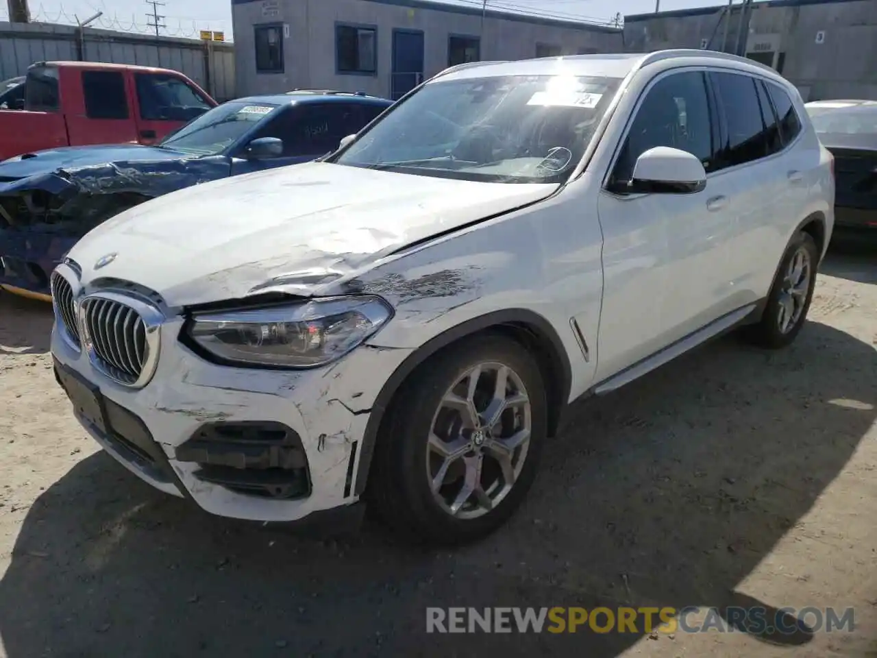 2 Фотография поврежденного автомобиля 5UXTY3C03L9C47341 BMW X3 2020