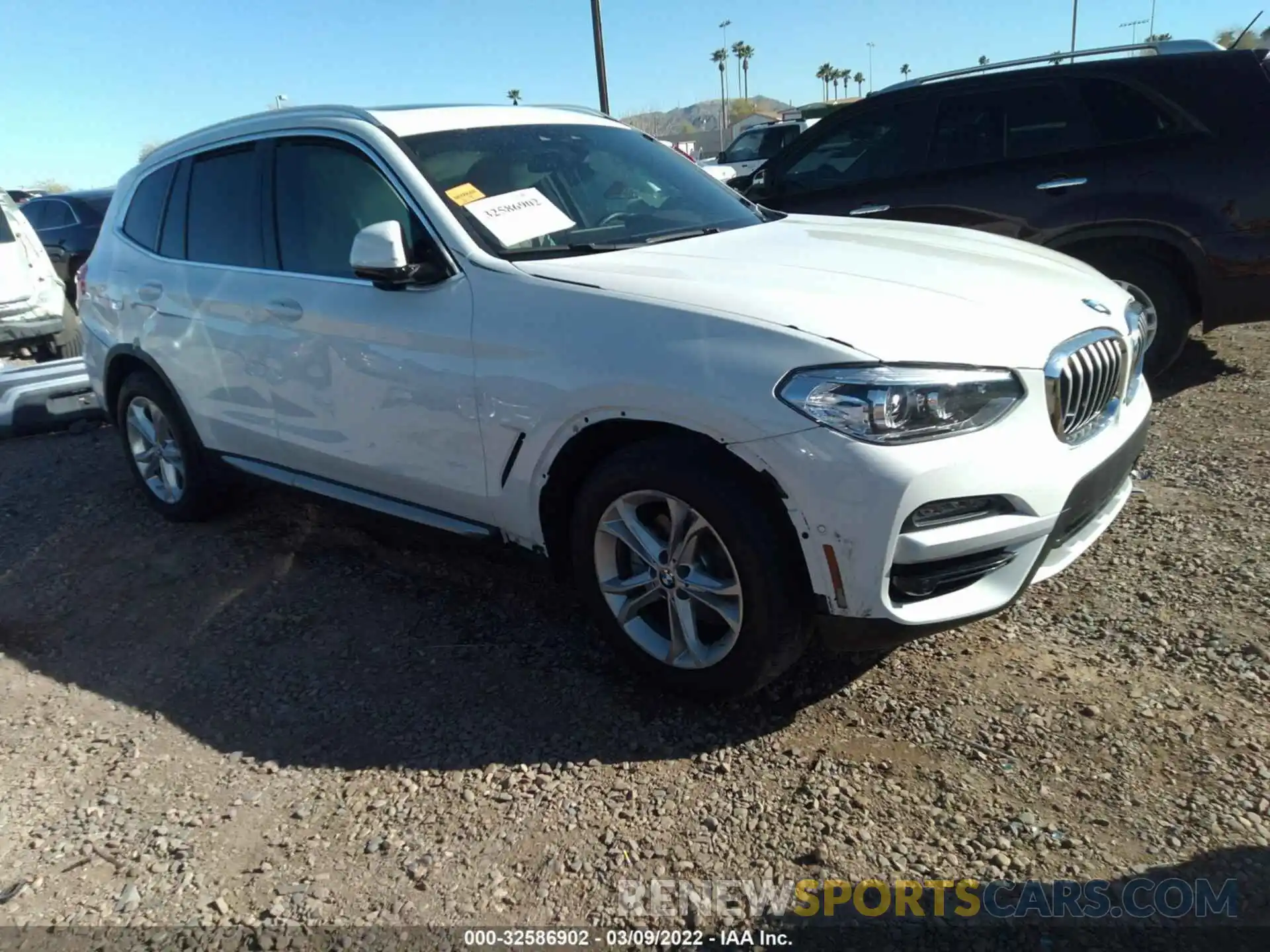 1 Photograph of a damaged car 5UXTY3C03L9C80758 BMW X3 2020