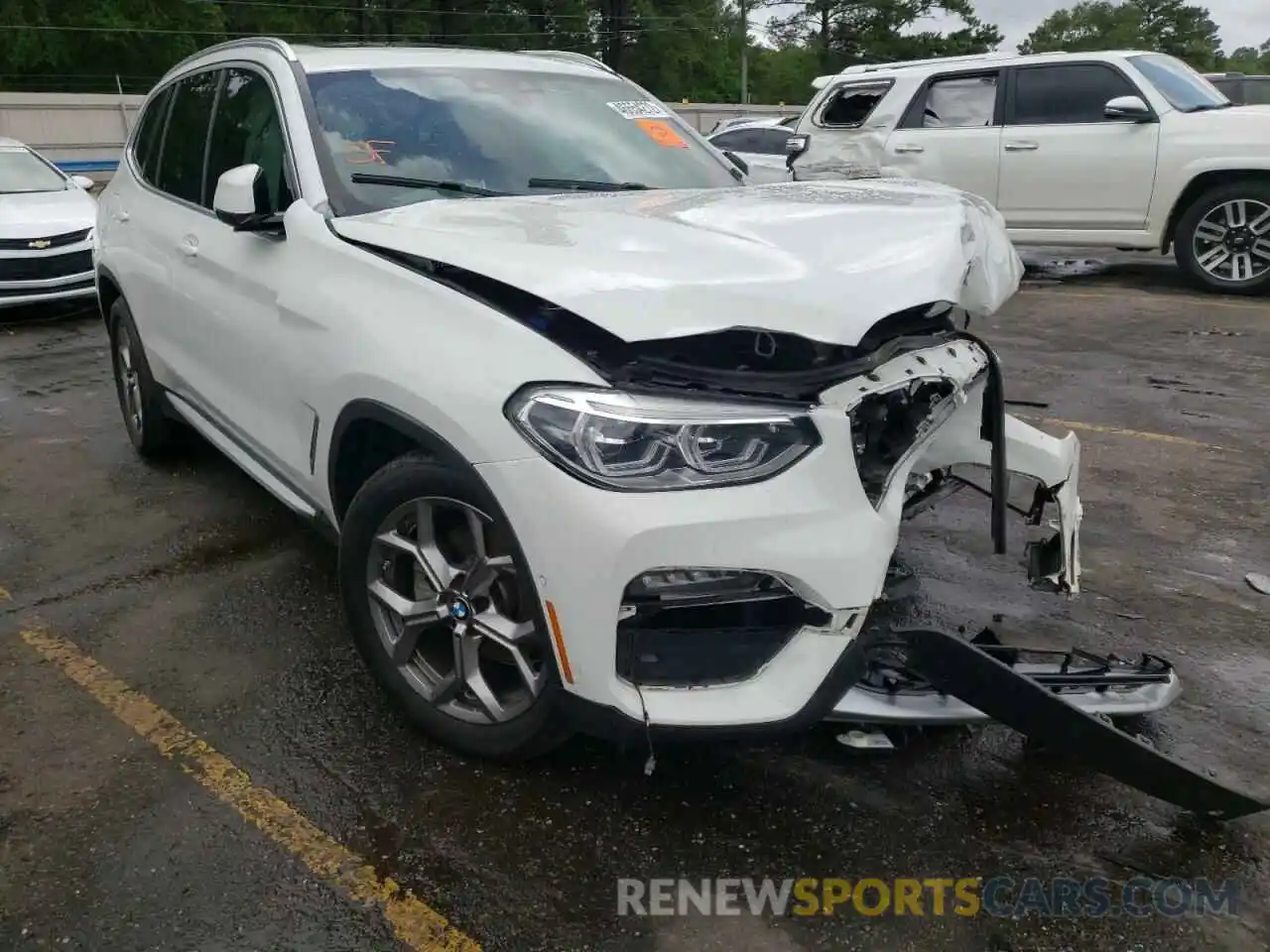 1 Photograph of a damaged car 5UXTY3C03L9C97964 BMW X3 2020