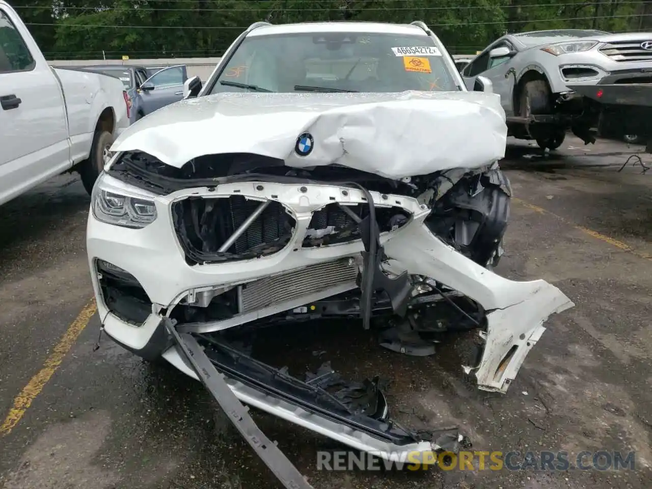 9 Фотография поврежденного автомобиля 5UXTY3C03L9C97964 BMW X3 2020