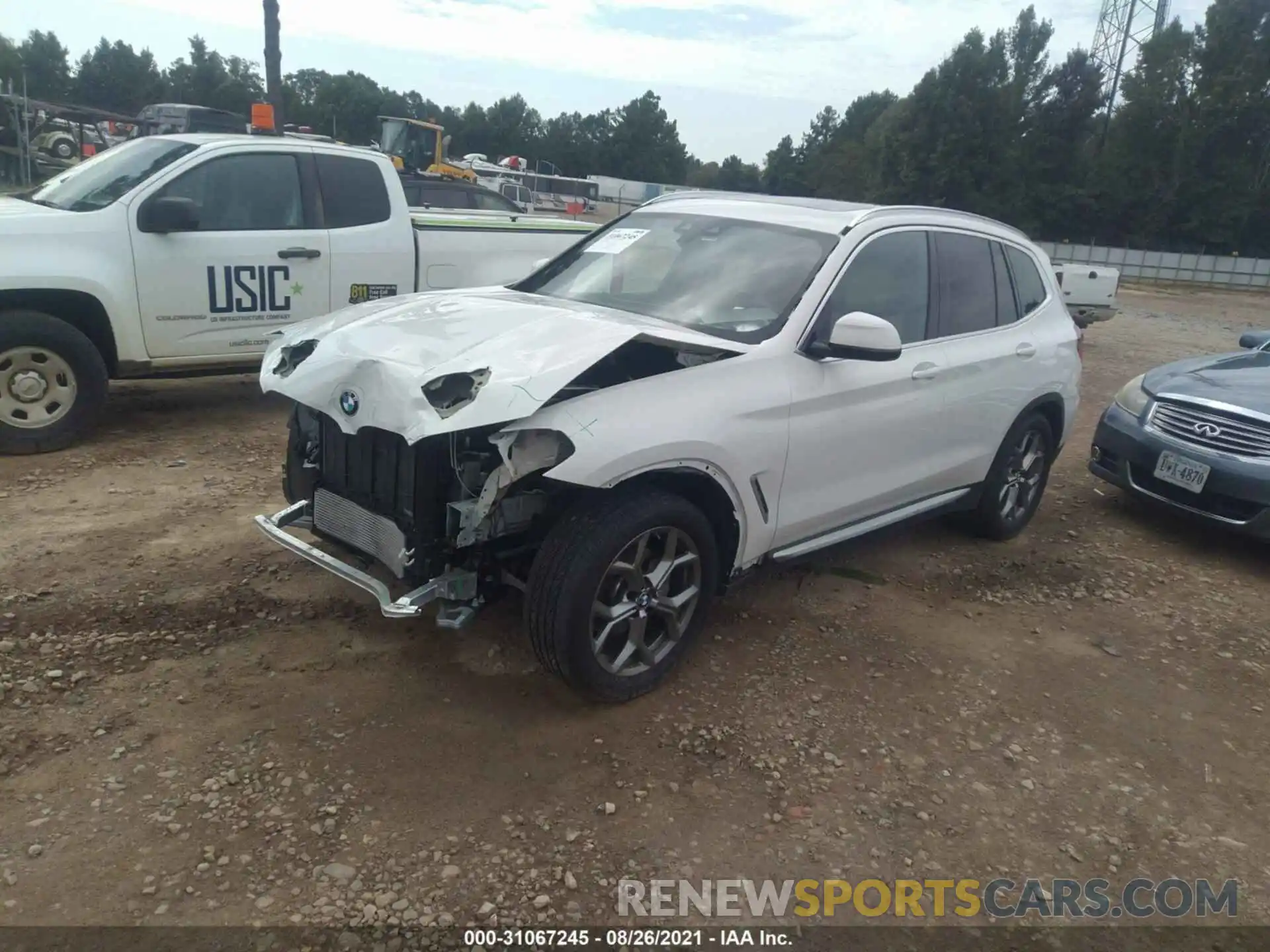 2 Photograph of a damaged car 5UXTY3C03L9C98628 BMW X3 2020