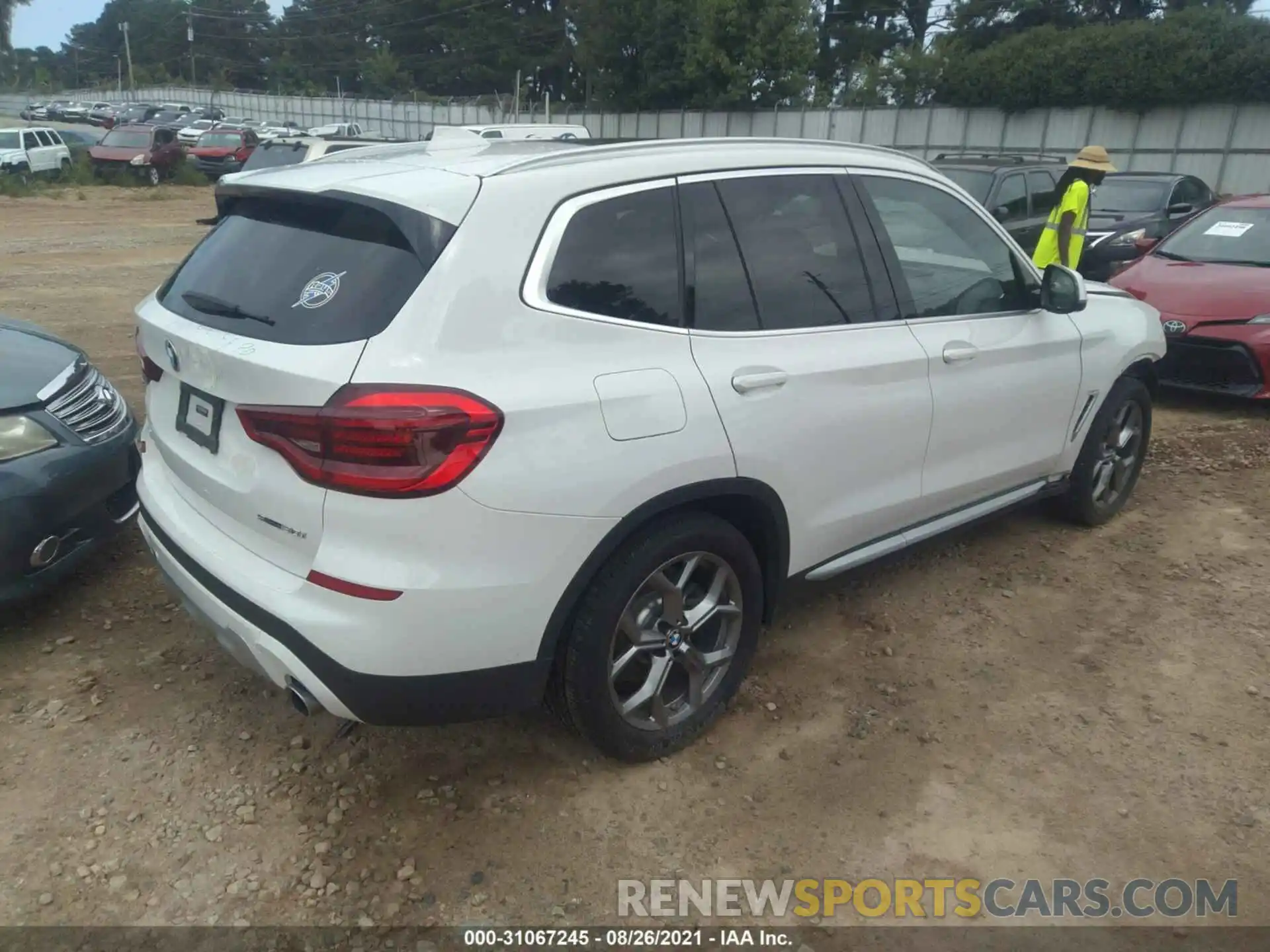 4 Photograph of a damaged car 5UXTY3C03L9C98628 BMW X3 2020