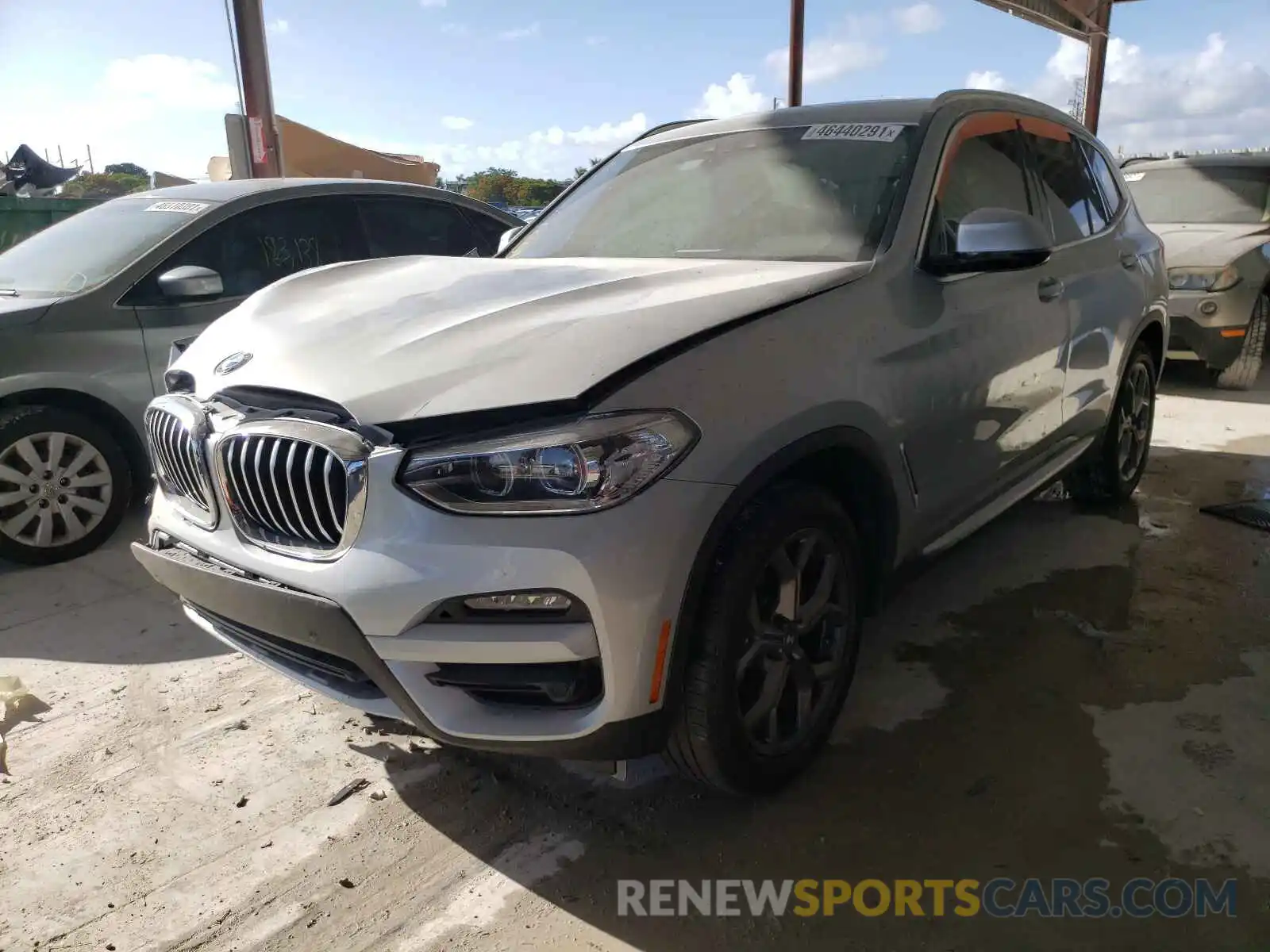 2 Фотография поврежденного автомобиля 5UXTY3C03L9D06937 BMW X3 2020