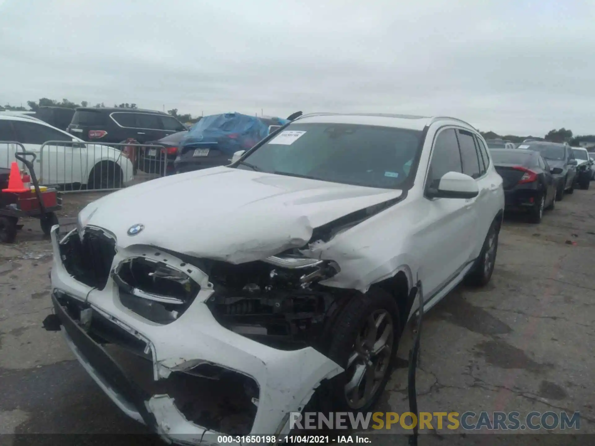 2 Photograph of a damaged car 5UXTY3C03L9D58066 BMW X3 2020