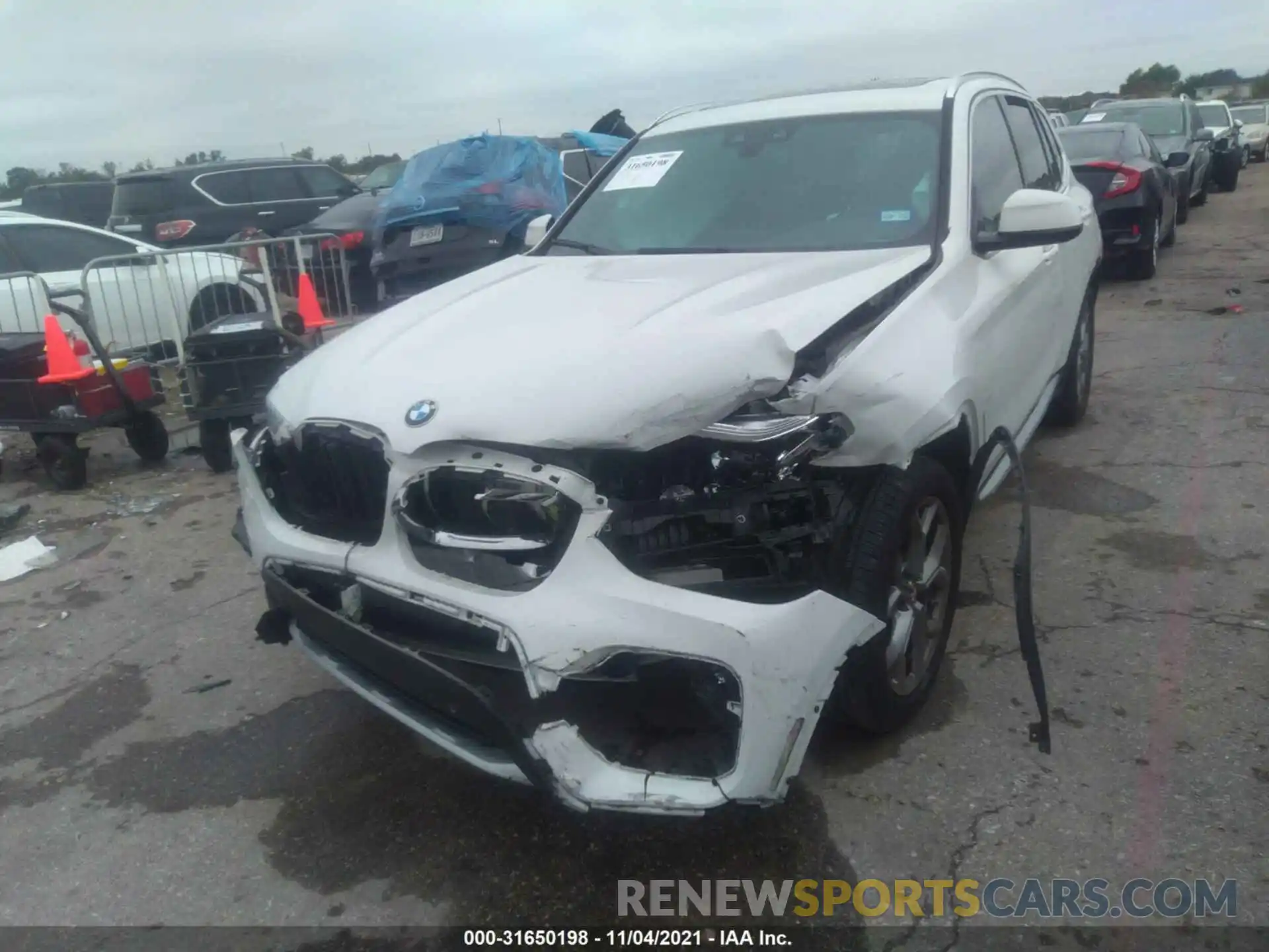 6 Photograph of a damaged car 5UXTY3C03L9D58066 BMW X3 2020