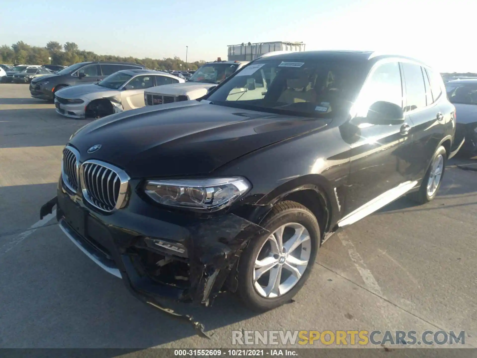 2 Фотография поврежденного автомобиля 5UXTY3C03LLE55125 BMW X3 2020