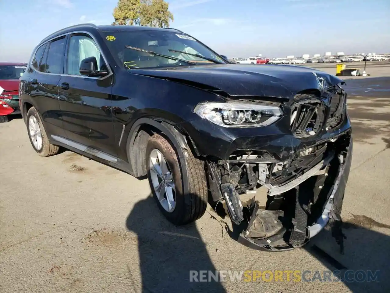 1 Photograph of a damaged car 5UXTY3C03LLE55254 BMW X3 2020