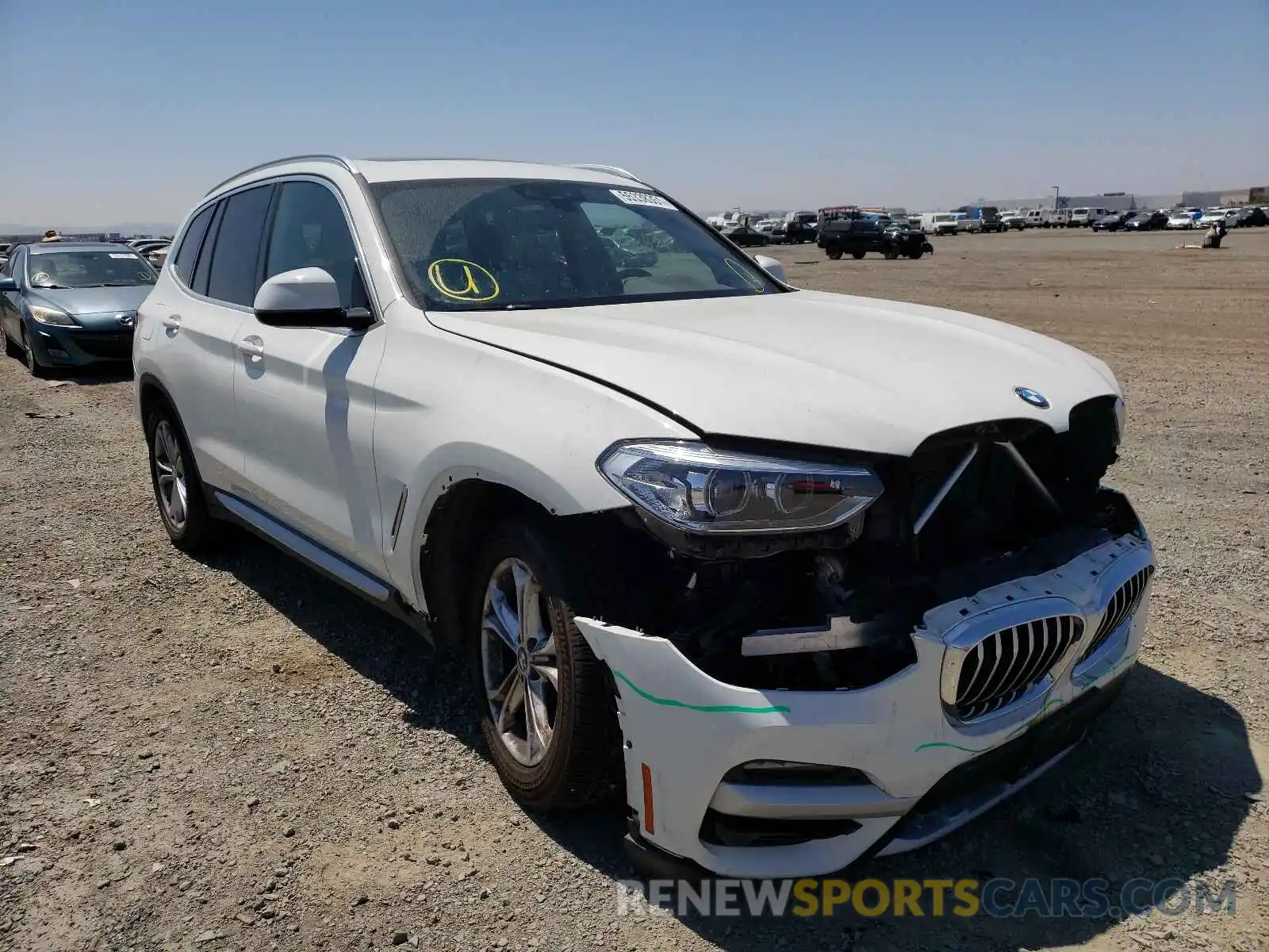 1 Photograph of a damaged car 5UXTY3C03LLU70351 BMW X3 2020