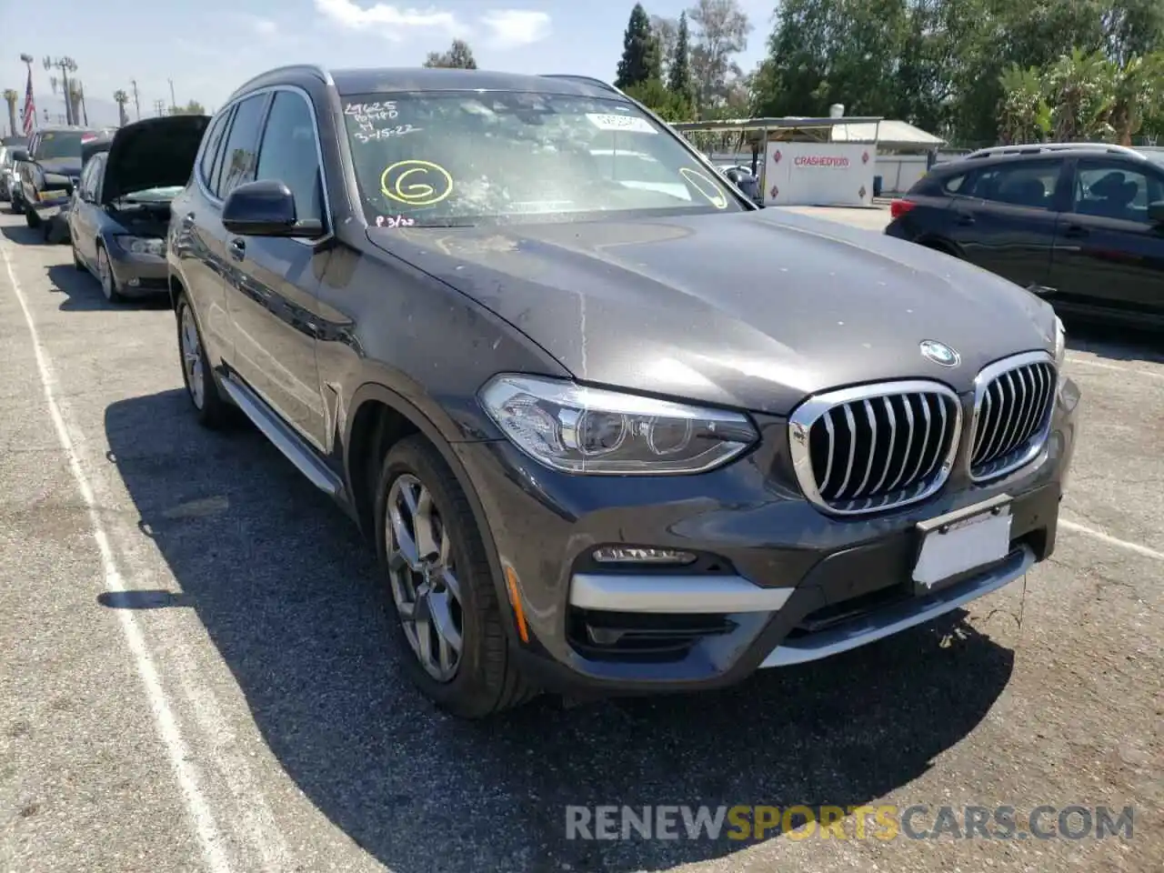 1 Photograph of a damaged car 5UXTY3C03LLU71144 BMW X3 2020