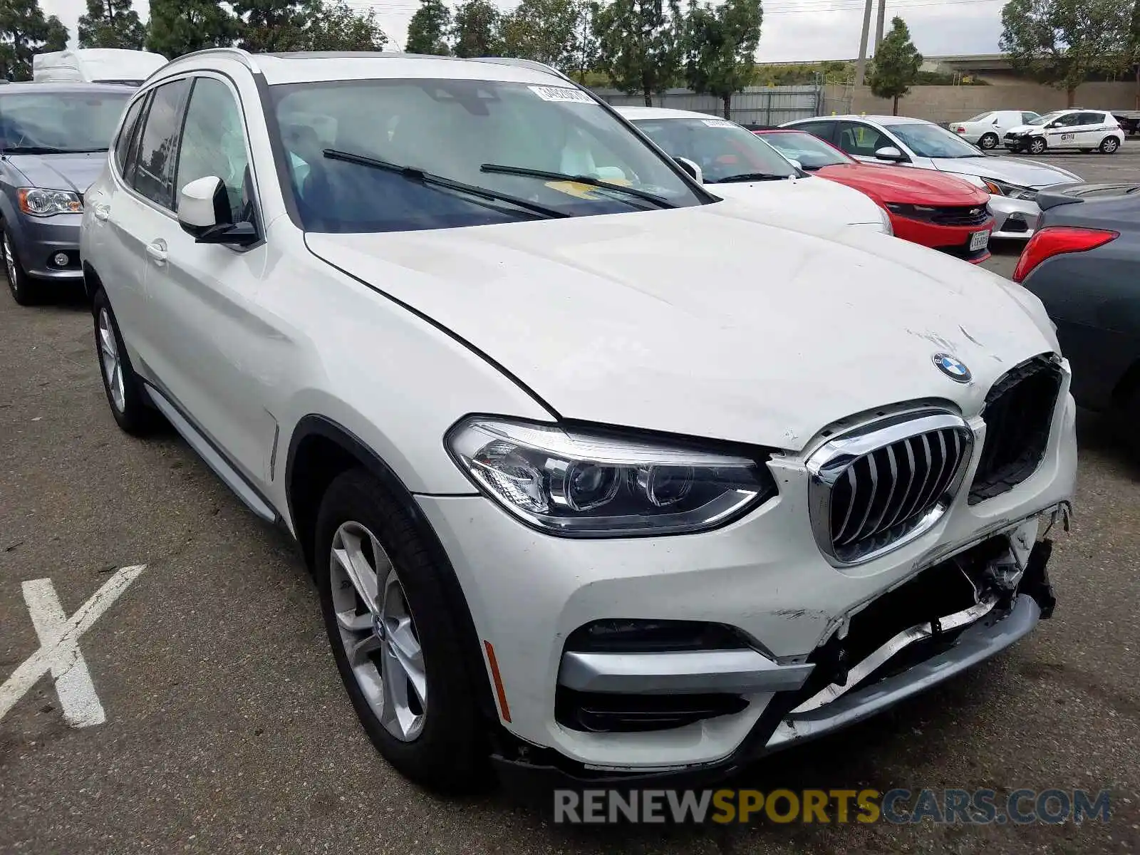 1 Photograph of a damaged car 5UXTY3C03LLU71547 BMW X3 2020