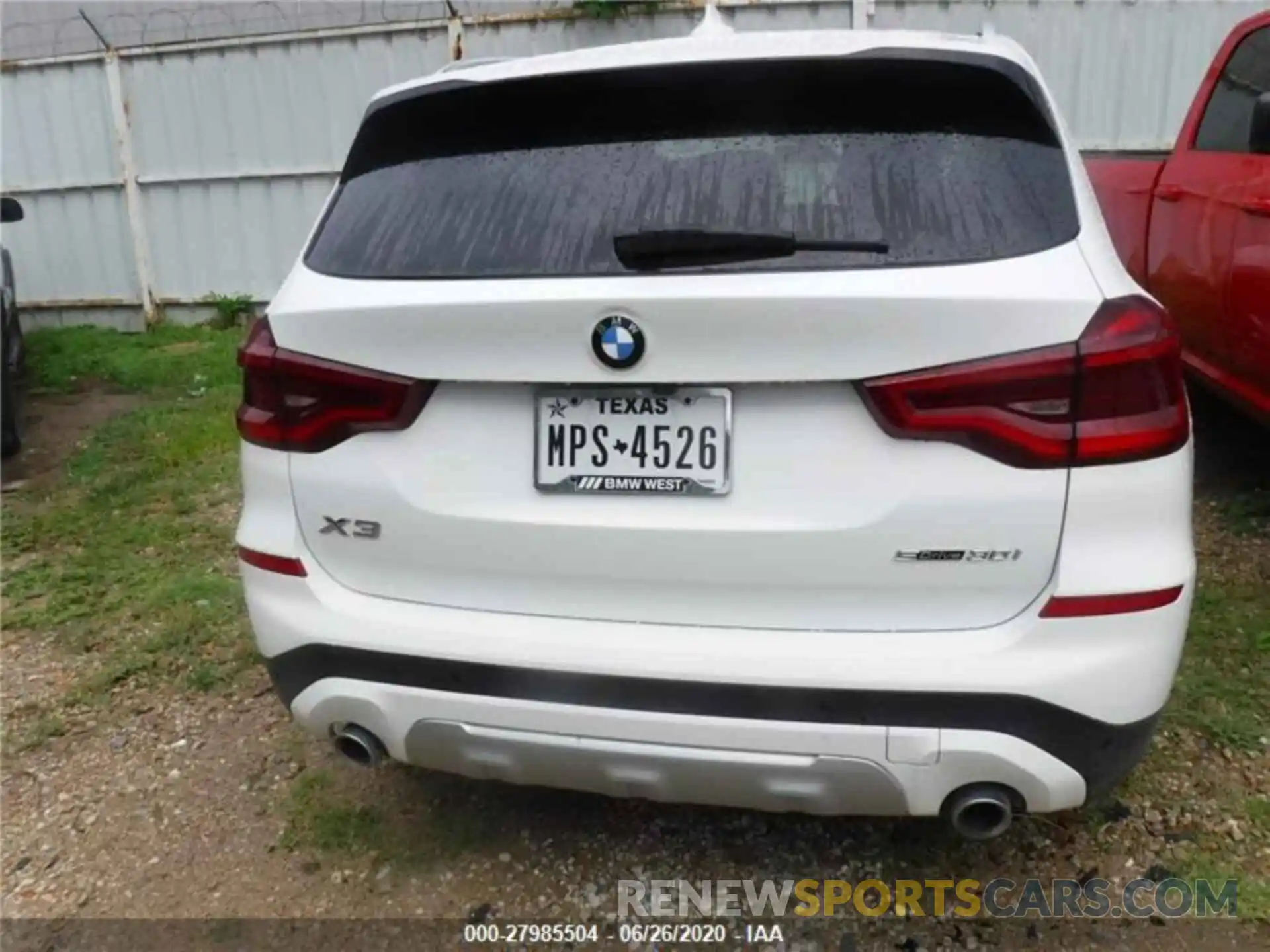 6 Photograph of a damaged car 5UXTY3C03LLU72603 BMW X3 2020