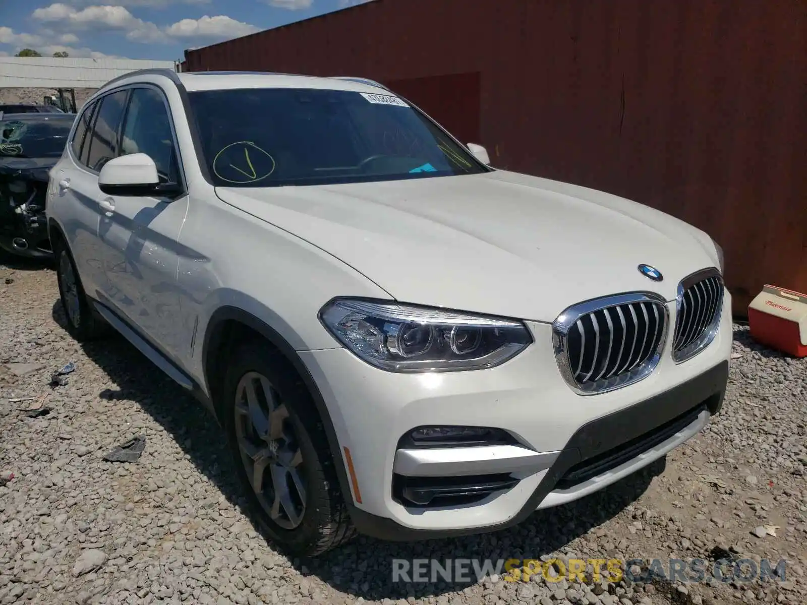 1 Photograph of a damaged car 5UXTY3C04L9B20520 BMW X3 2020