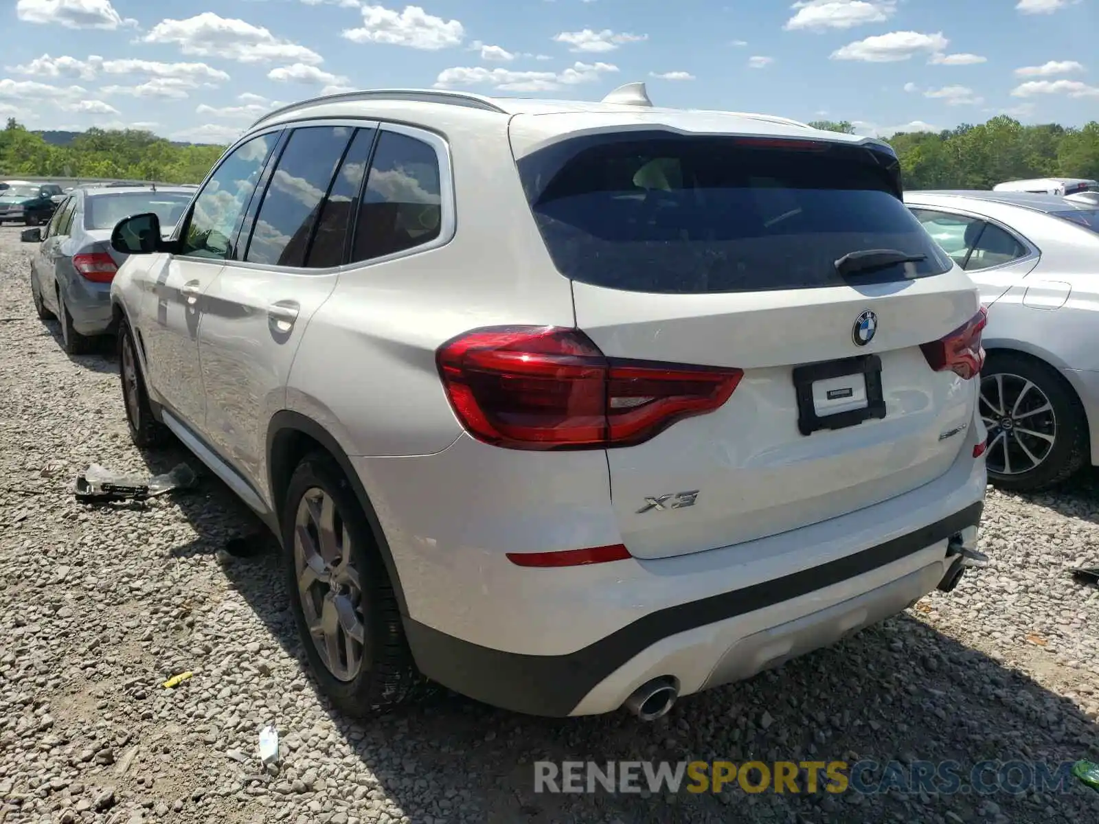 3 Photograph of a damaged car 5UXTY3C04L9B20520 BMW X3 2020