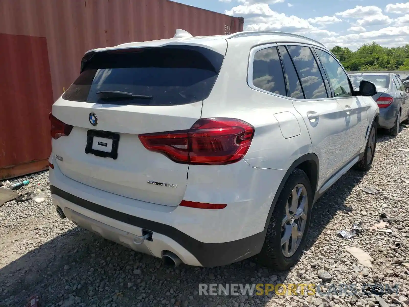 4 Фотография поврежденного автомобиля 5UXTY3C04L9B20520 BMW X3 2020