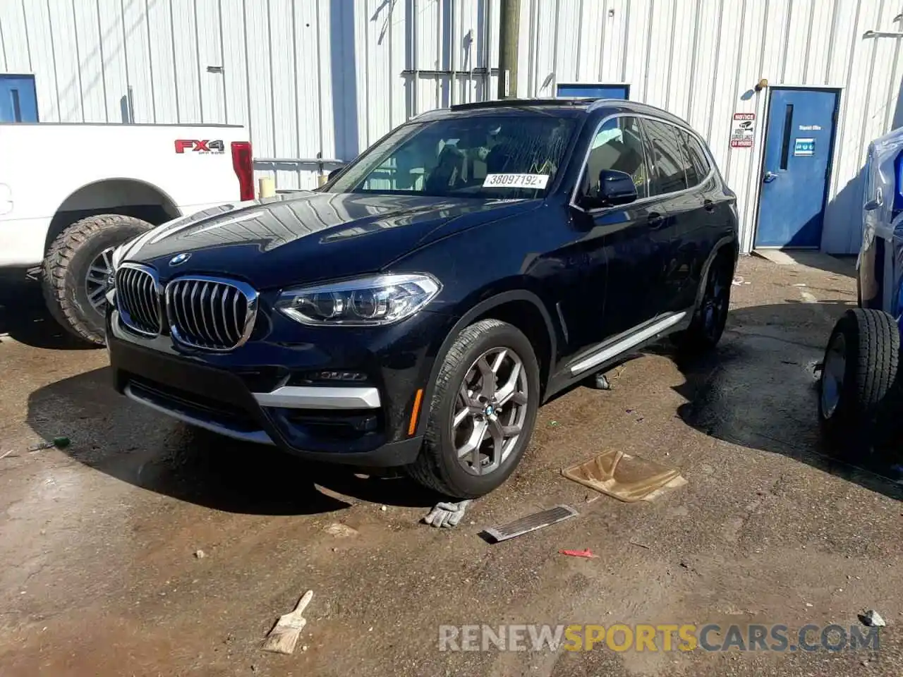 2 Photograph of a damaged car 5UXTY3C04L9B44106 BMW X3 2020