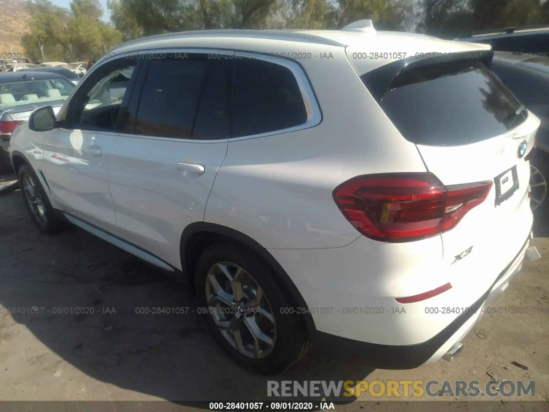 3 Photograph of a damaged car 5UXTY3C04L9B46390 BMW X3 2020