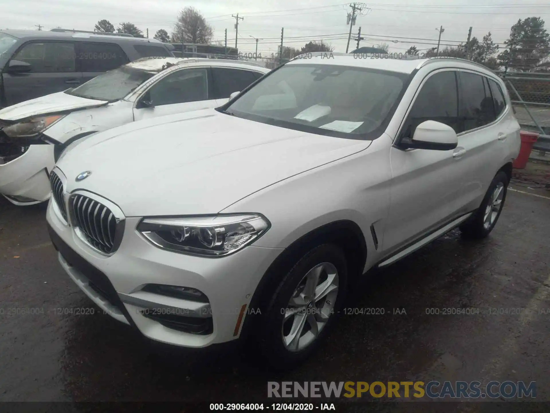 2 Photograph of a damaged car 5UXTY3C04L9B93211 BMW X3 2020