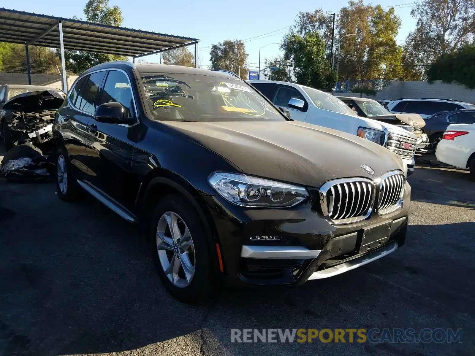 1 Photograph of a damaged car 5UXTY3C04L9C08080 BMW X3 2020