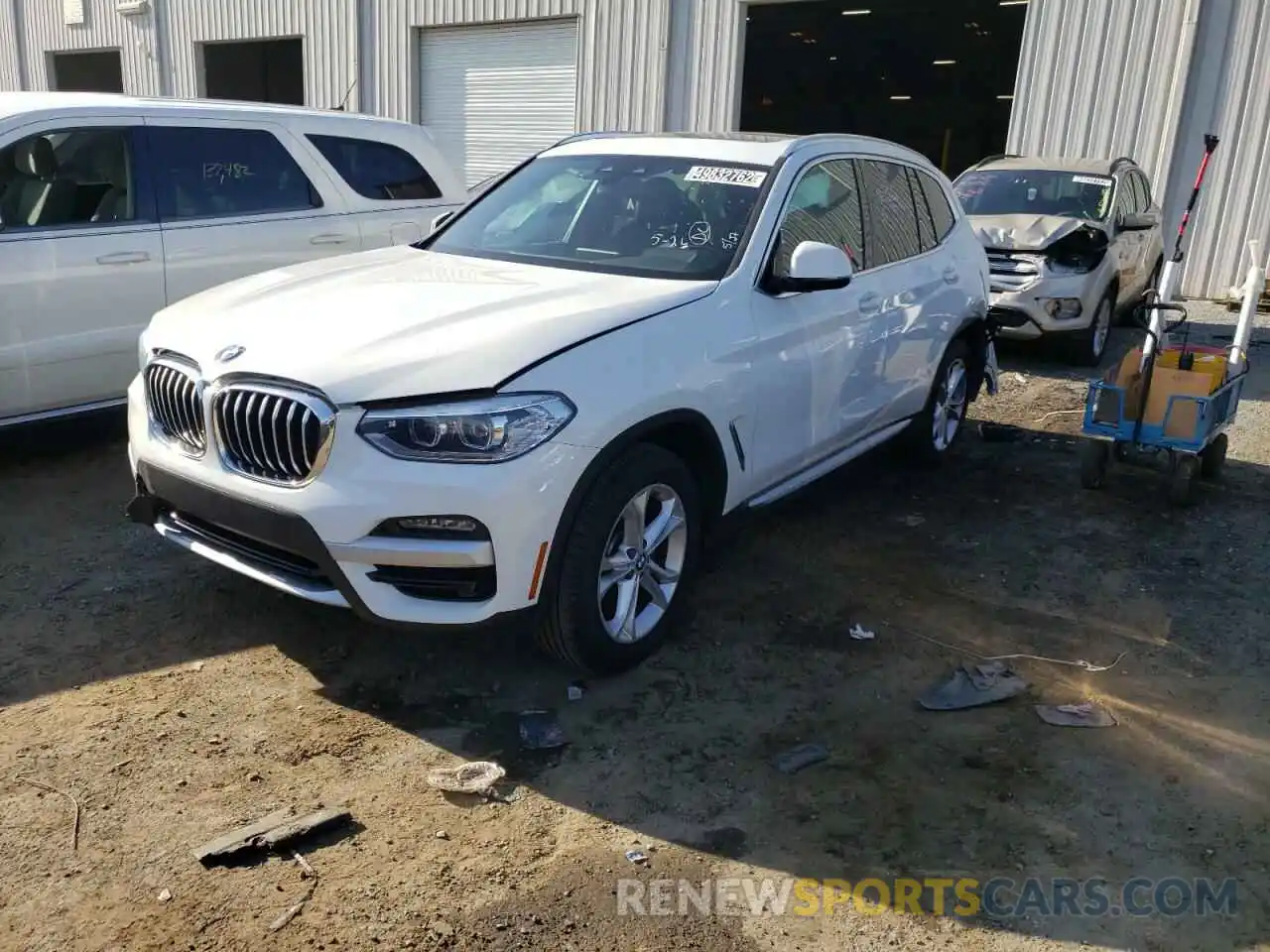 2 Фотография поврежденного автомобиля 5UXTY3C04L9C30399 BMW X3 2020