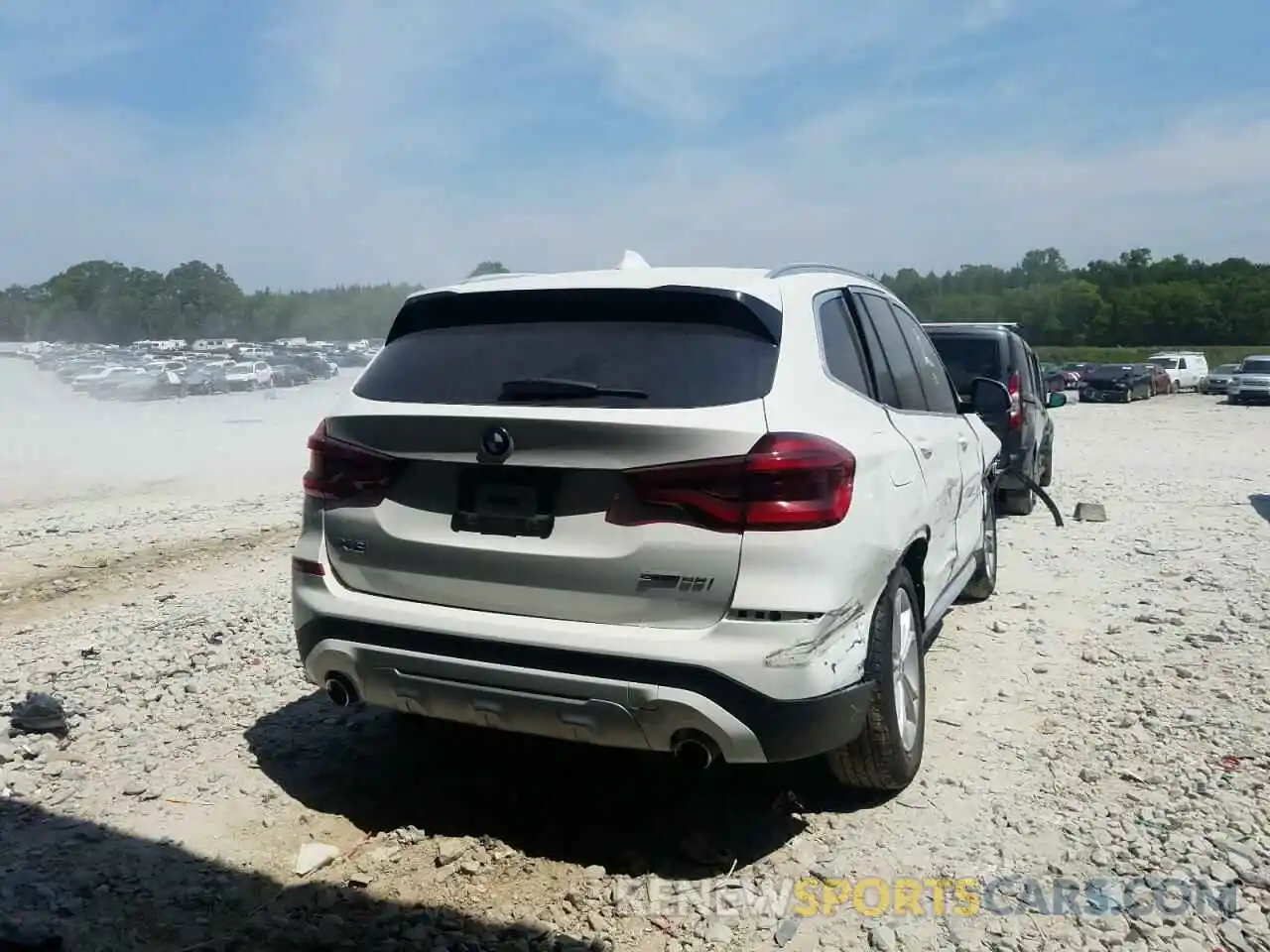 4 Фотография поврежденного автомобиля 5UXTY3C04L9C33898 BMW X3 2020