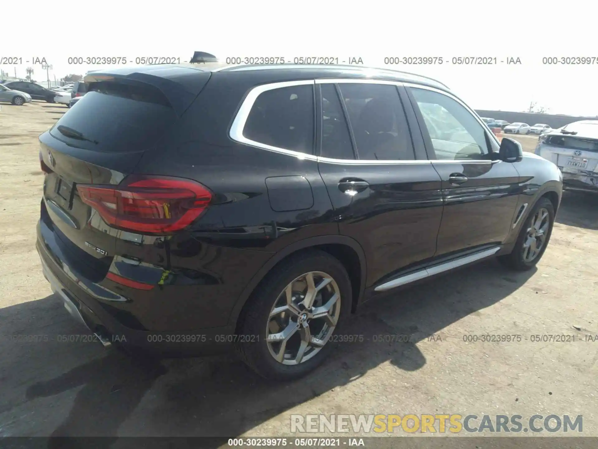 4 Фотография поврежденного автомобиля 5UXTY3C04L9C76475 BMW X3 2020