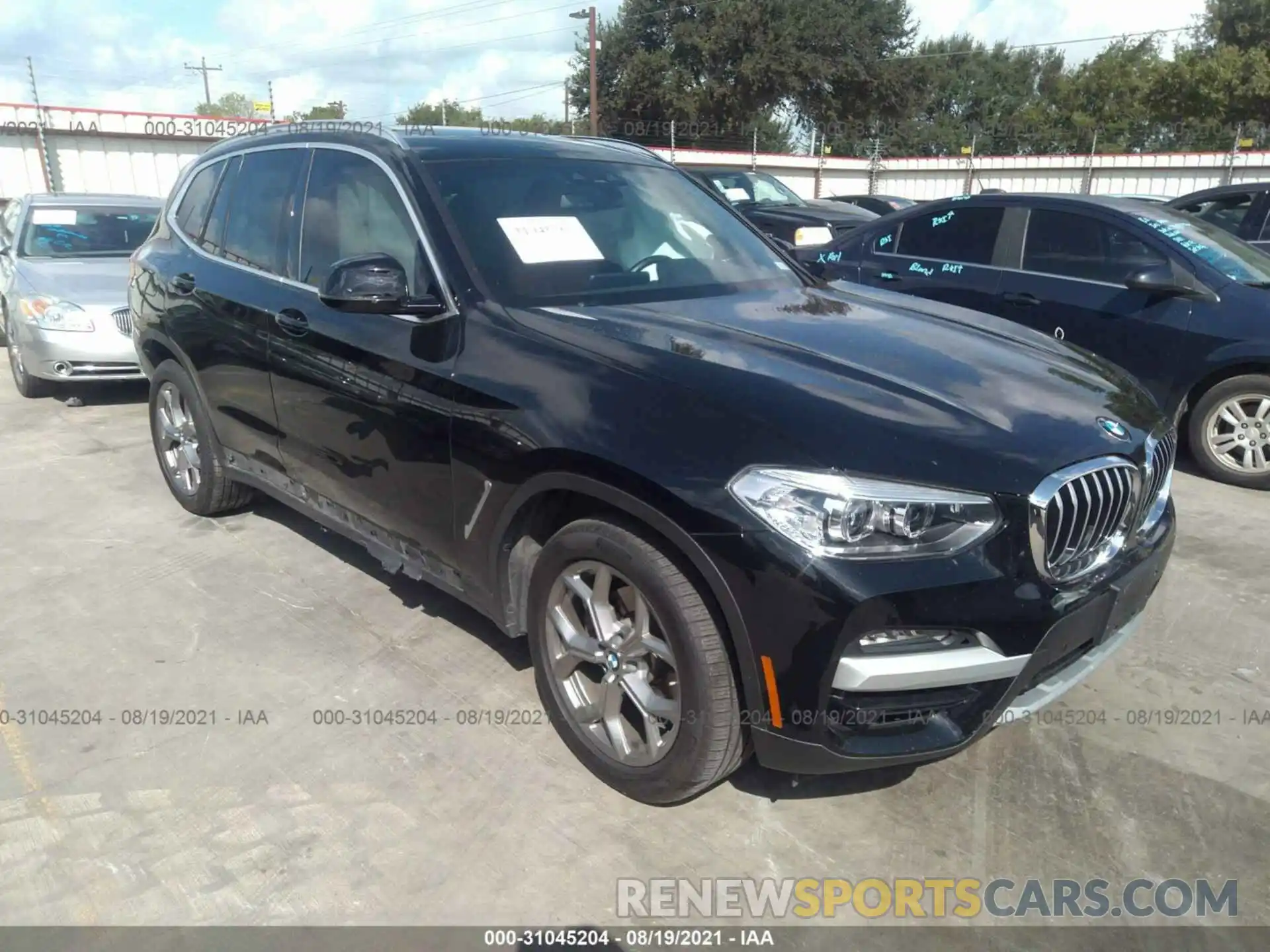 1 Photograph of a damaged car 5UXTY3C04L9D28140 BMW X3 2020