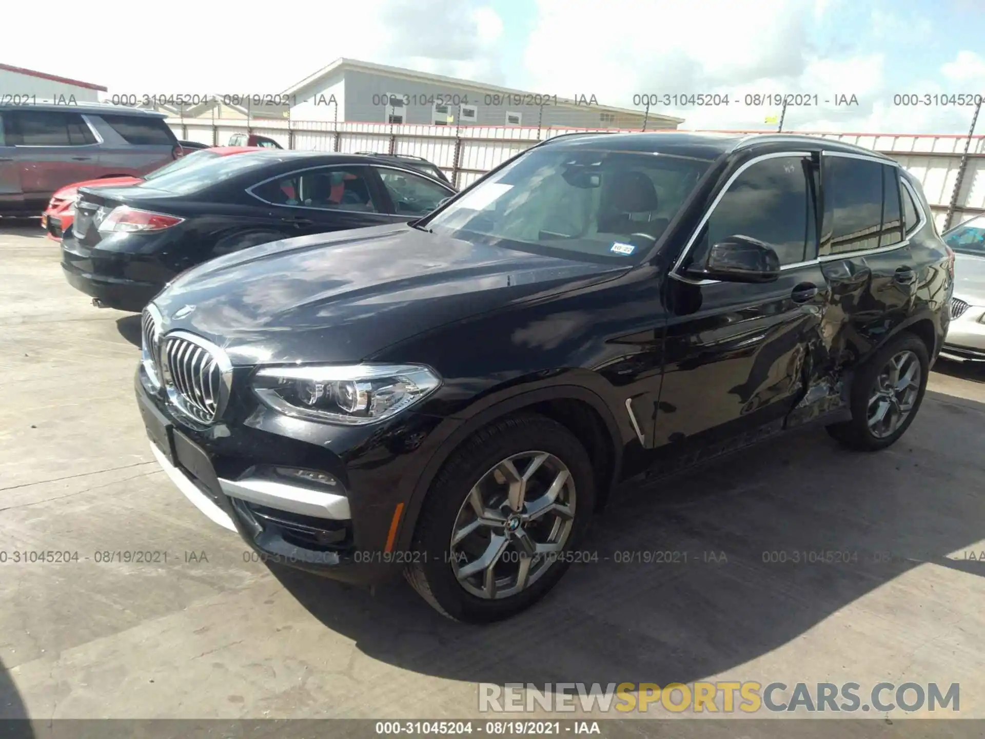 2 Photograph of a damaged car 5UXTY3C04L9D28140 BMW X3 2020