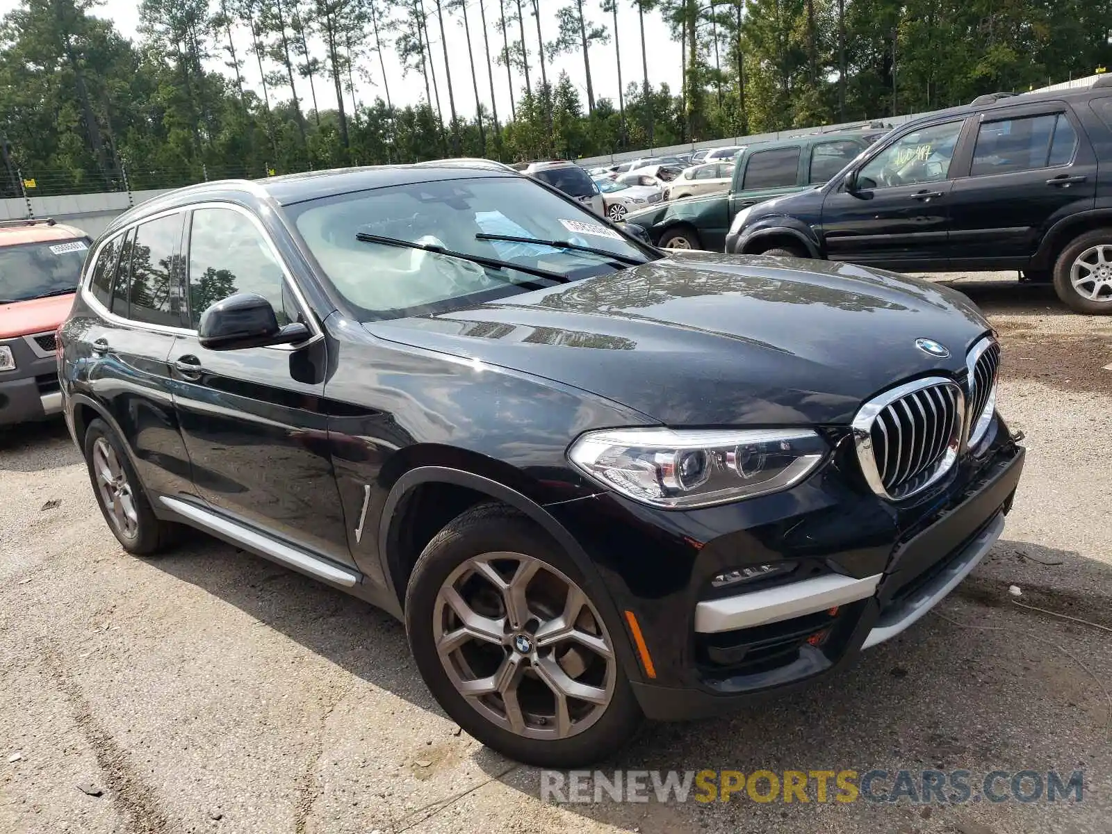 1 Photograph of a damaged car 5UXTY3C04LLE54842 BMW X3 2020