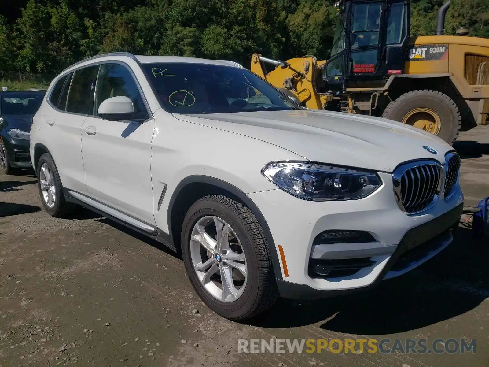 1 Photograph of a damaged car 5UXTY3C04LLE54999 BMW X3 2020