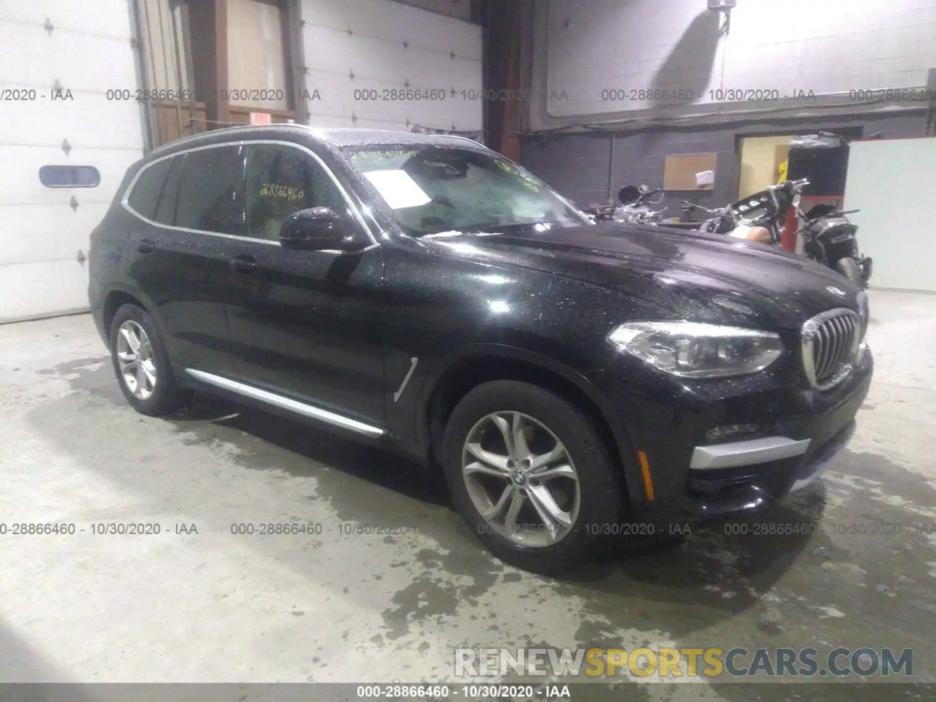 1 Photograph of a damaged car 5UXTY3C04LLE55165 BMW X3 2020