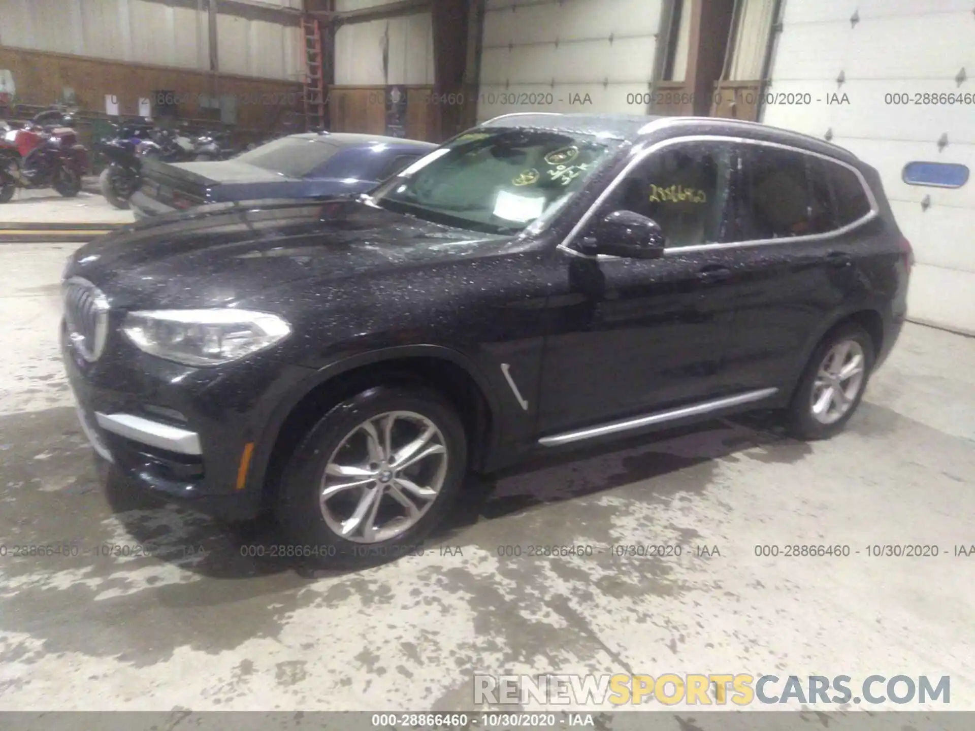 2 Photograph of a damaged car 5UXTY3C04LLE55165 BMW X3 2020