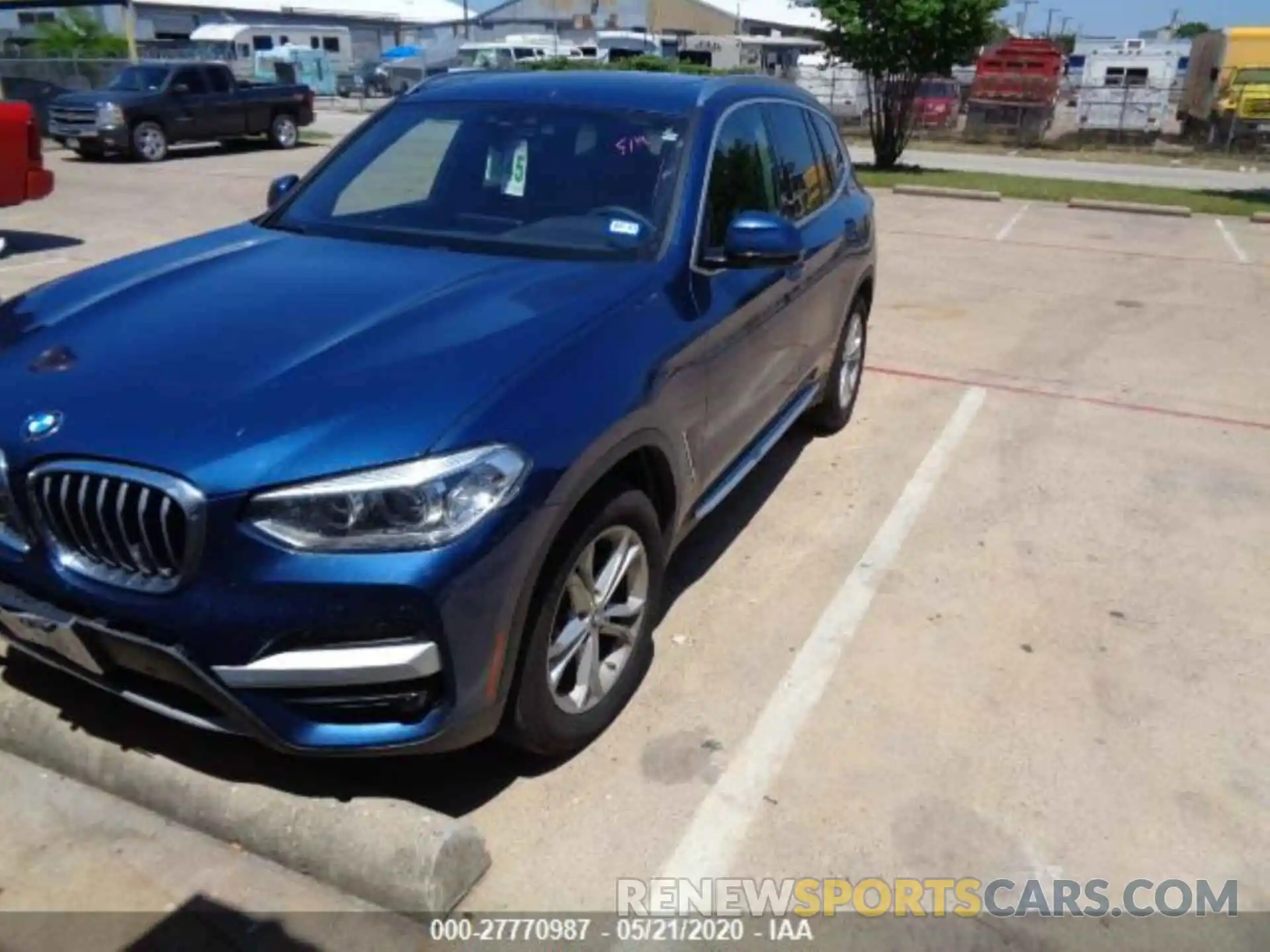 2 Photograph of a damaged car 5UXTY3C04LLU69452 BMW X3 2020