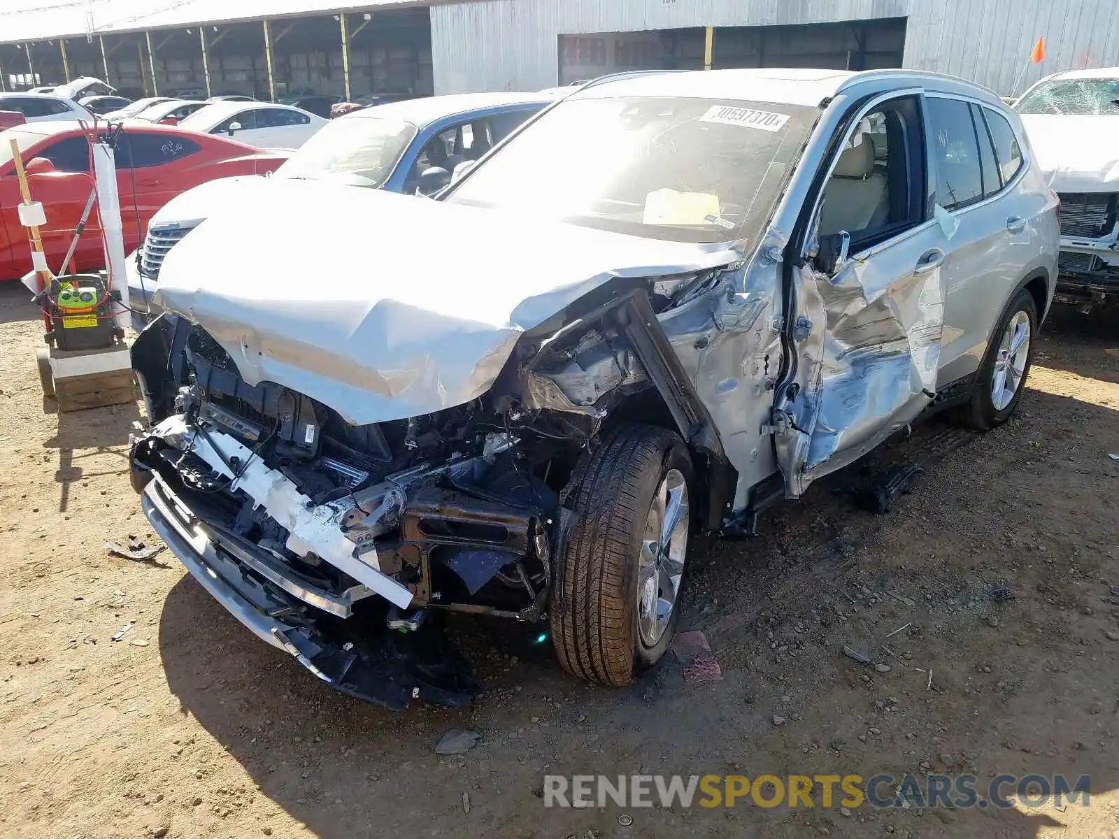 2 Фотография поврежденного автомобиля 5UXTY3C04LLU69645 BMW X3 2020