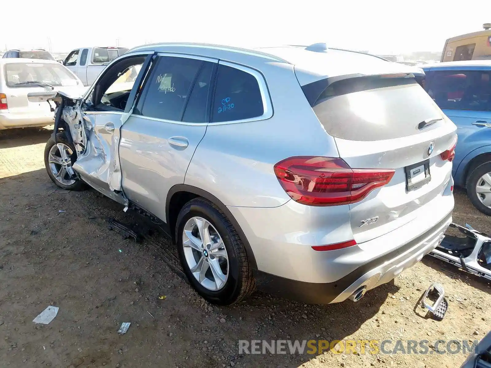 3 Photograph of a damaged car 5UXTY3C04LLU69645 BMW X3 2020