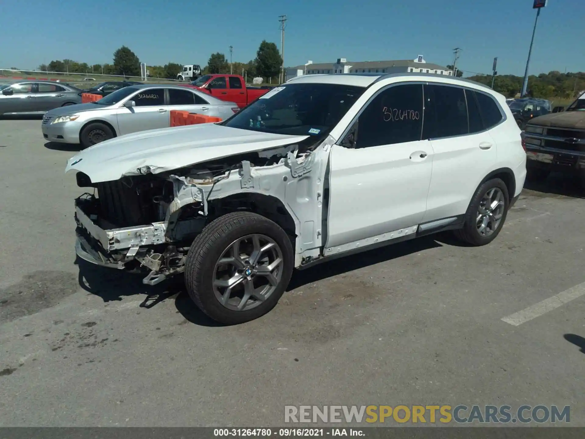 2 Photograph of a damaged car 5UXTY3C04LLU71265 BMW X3 2020