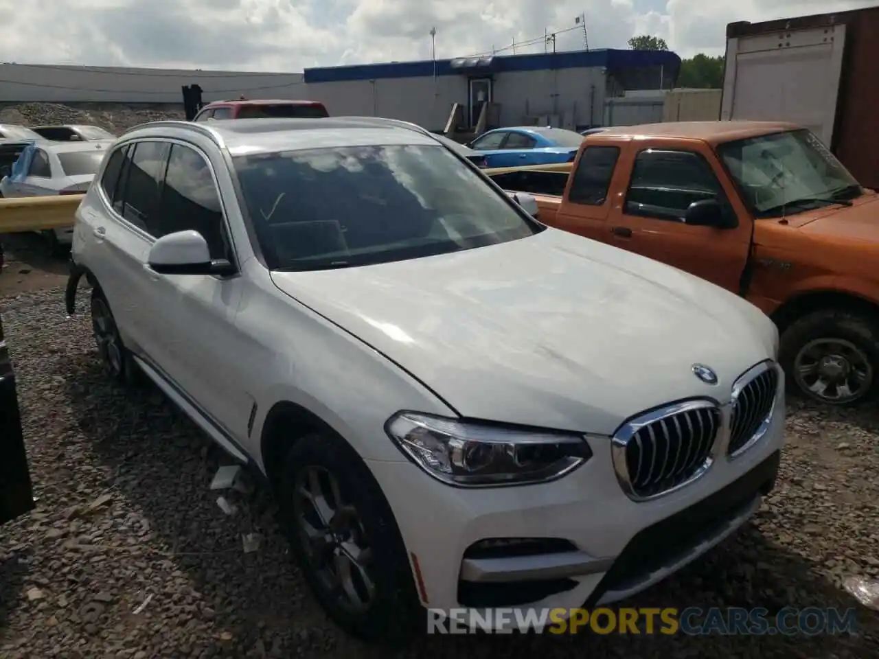 1 Photograph of a damaged car 5UXTY3C04LLU71329 BMW X3 2020