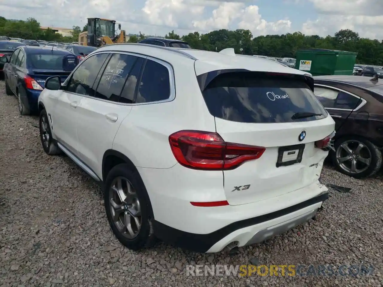 3 Photograph of a damaged car 5UXTY3C04LLU71329 BMW X3 2020