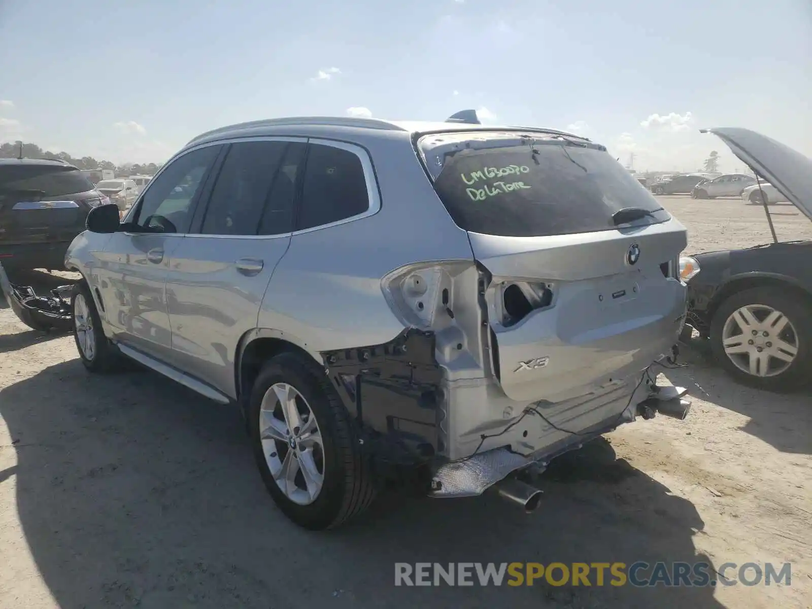 3 Photograph of a damaged car 5UXTY3C04LLU72562 BMW X3 2020