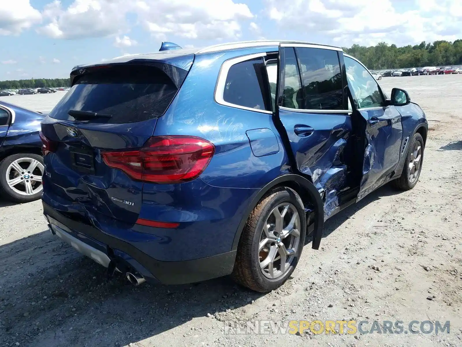 4 Фотография поврежденного автомобиля 5UXTY3C05L9B49184 BMW X3 2020