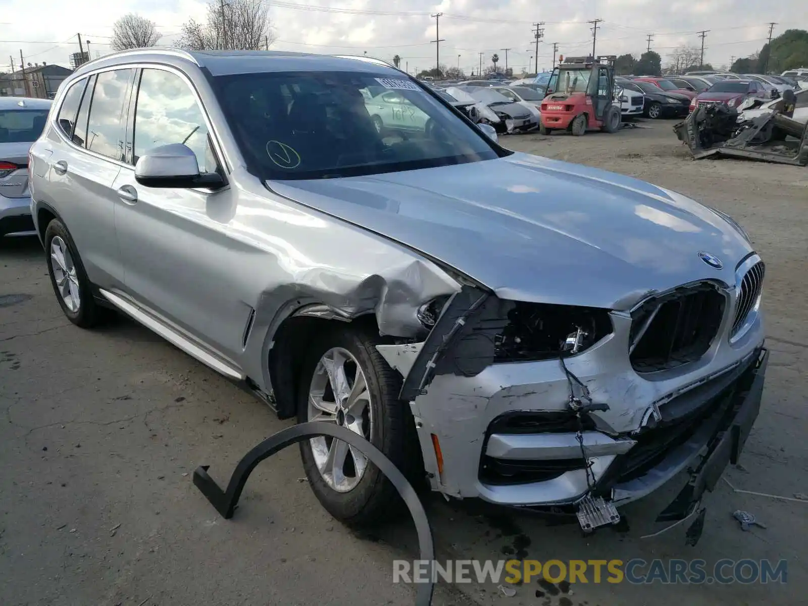 1 Photograph of a damaged car 5UXTY3C05L9B57656 BMW X3 2020