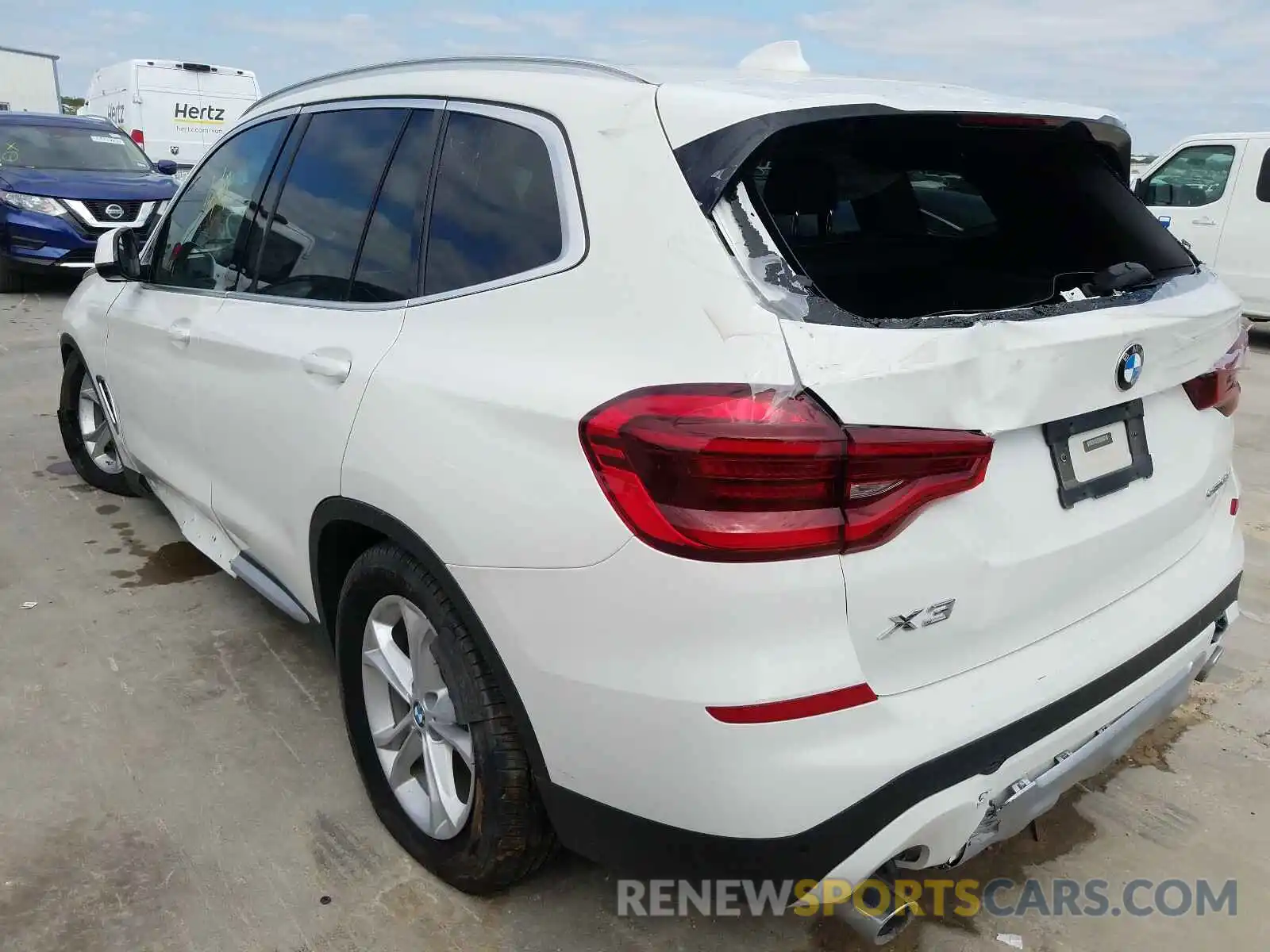 3 Фотография поврежденного автомобиля 5UXTY3C05L9B75770 BMW X3 2020