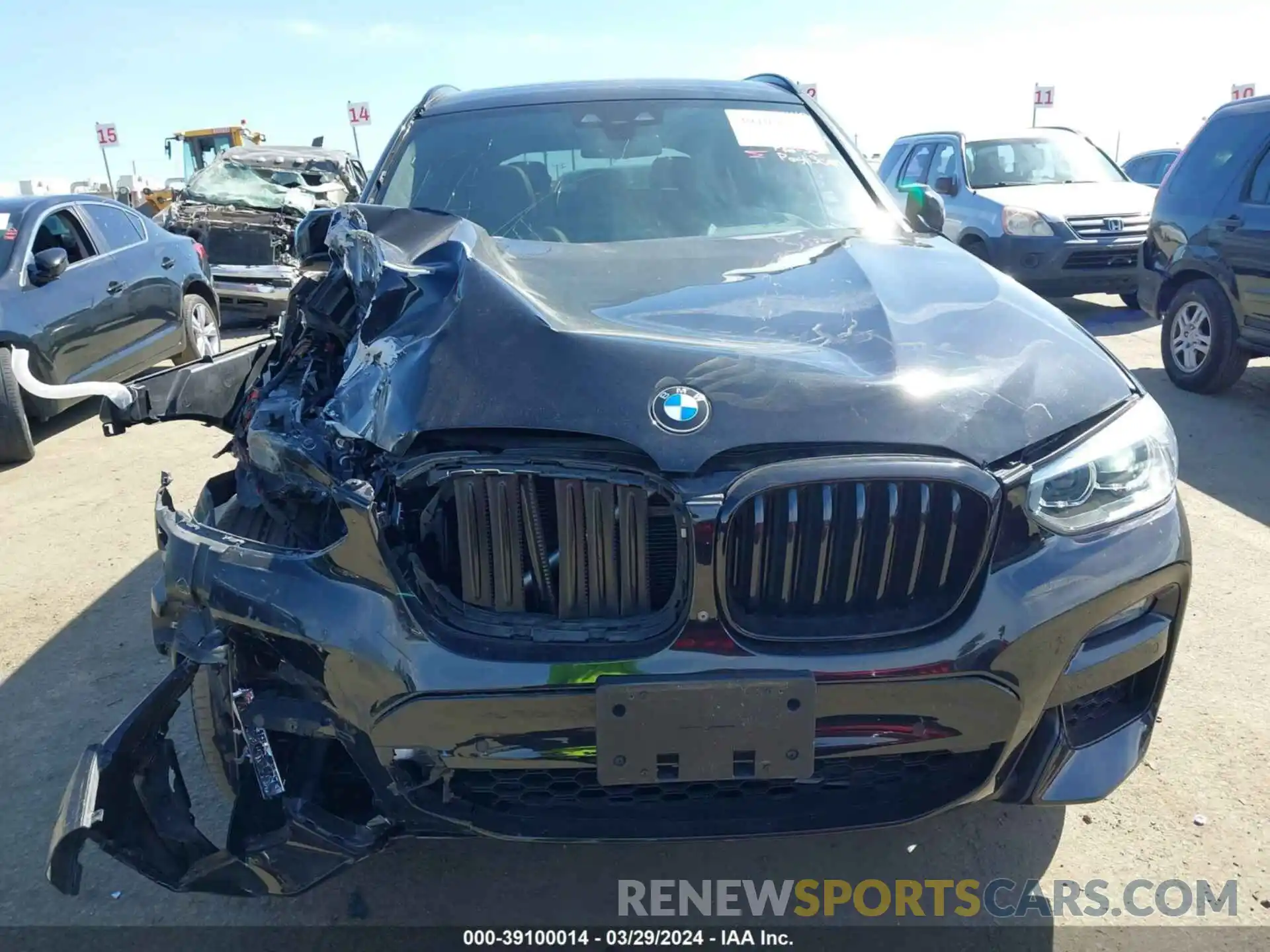 12 Photograph of a damaged car 5UXTY3C05L9B97218 BMW X3 2020