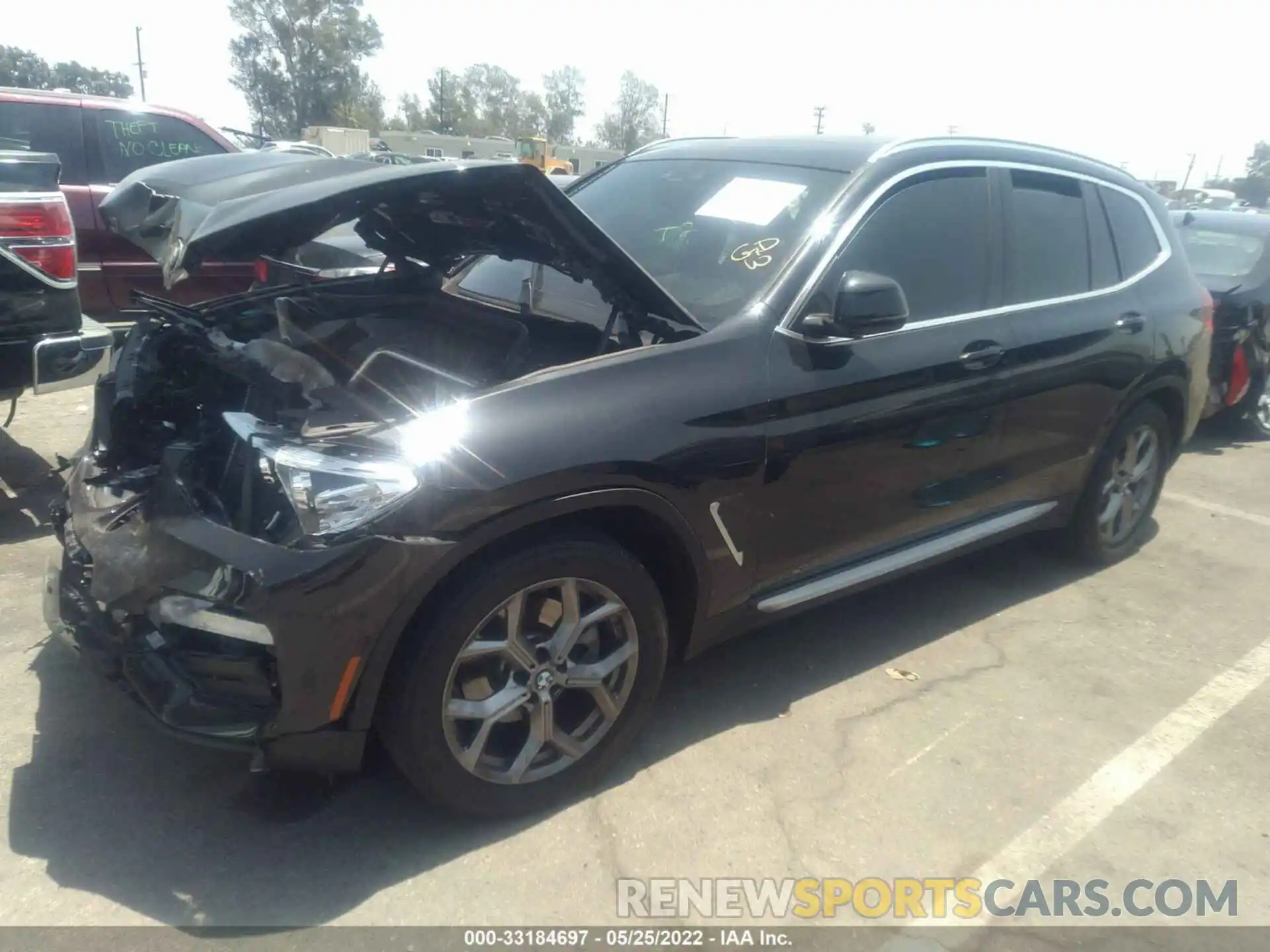 2 Photograph of a damaged car 5UXTY3C05L9C01168 BMW X3 2020