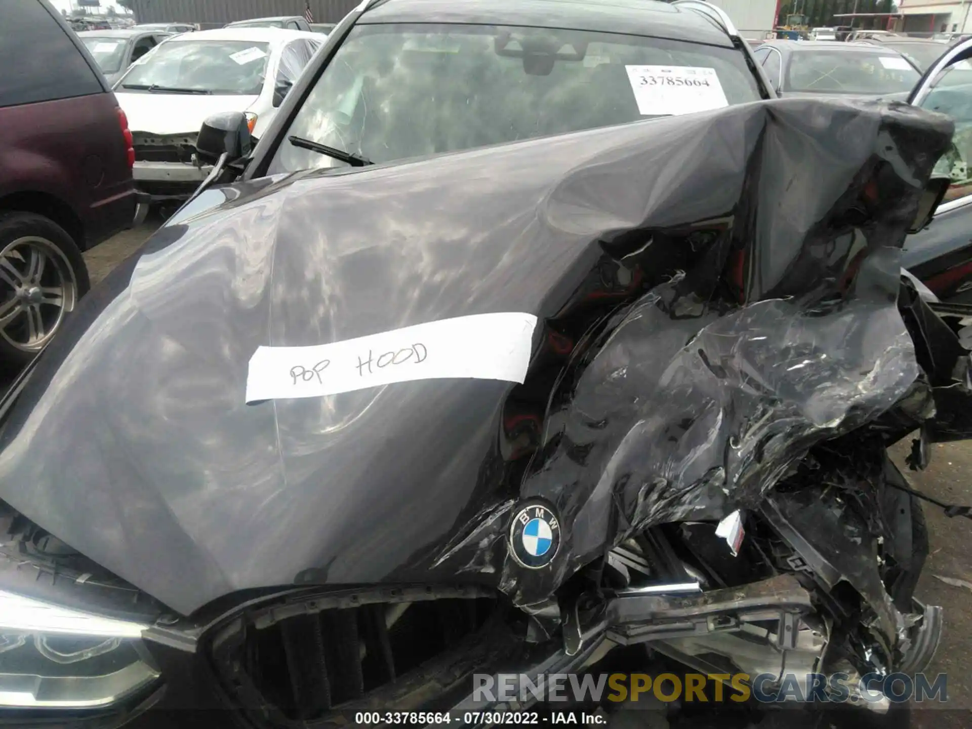 10 Photograph of a damaged car 5UXTY3C05L9C47583 BMW X3 2020