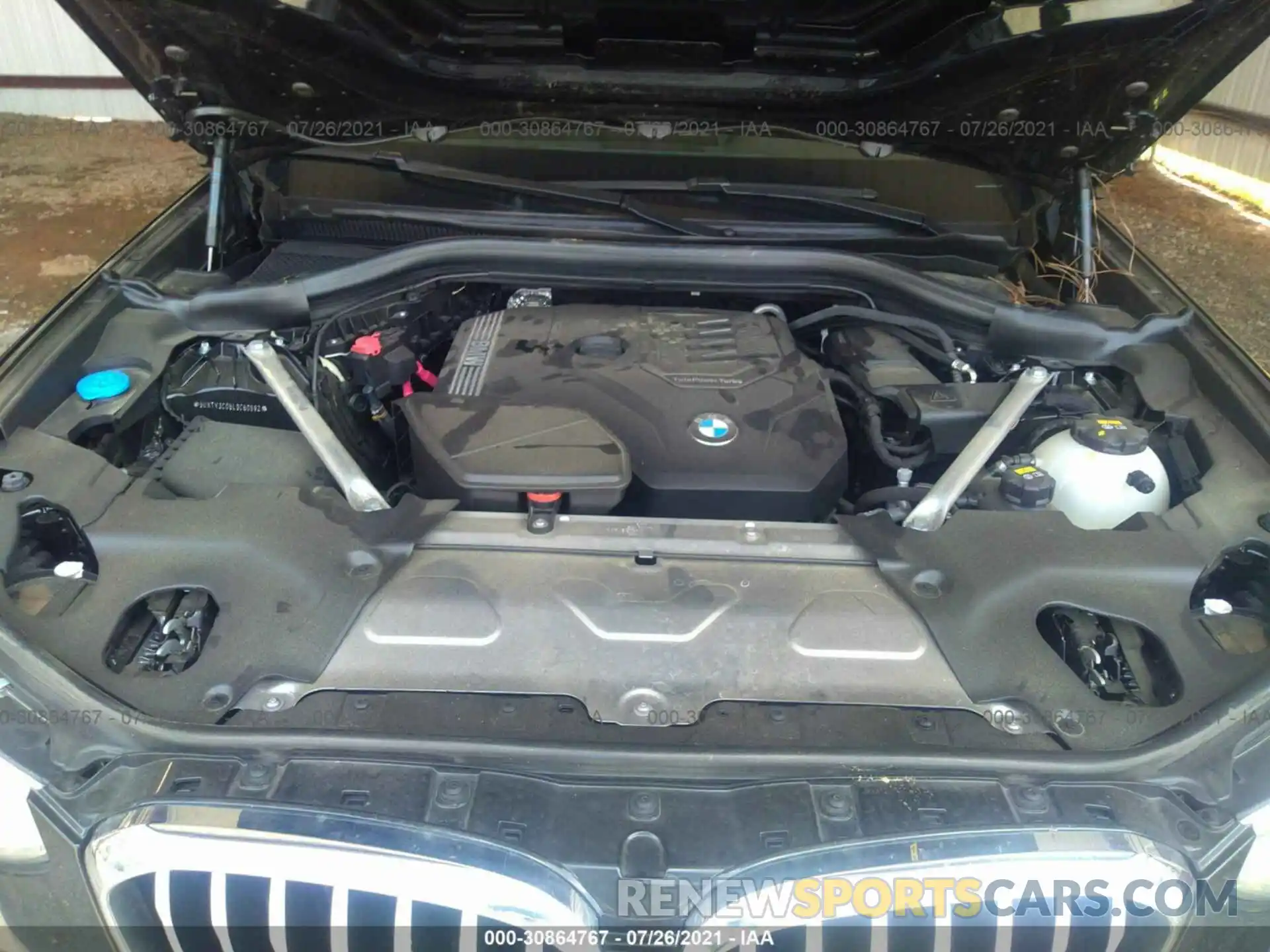 10 Фотография поврежденного автомобиля 5UXTY3C05L9C60592 BMW X3 2020