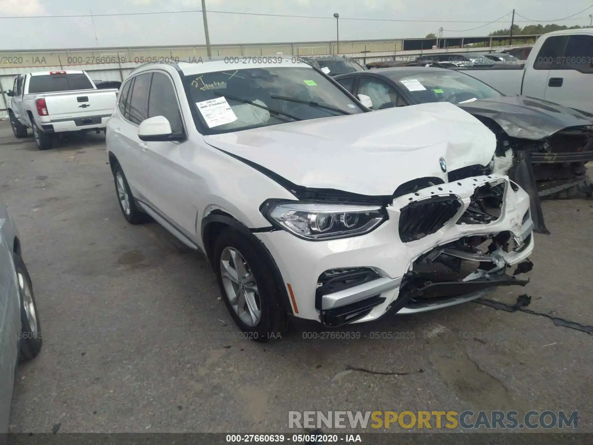 1 Photograph of a damaged car 5UXTY3C05L9C71348 BMW X3 2020