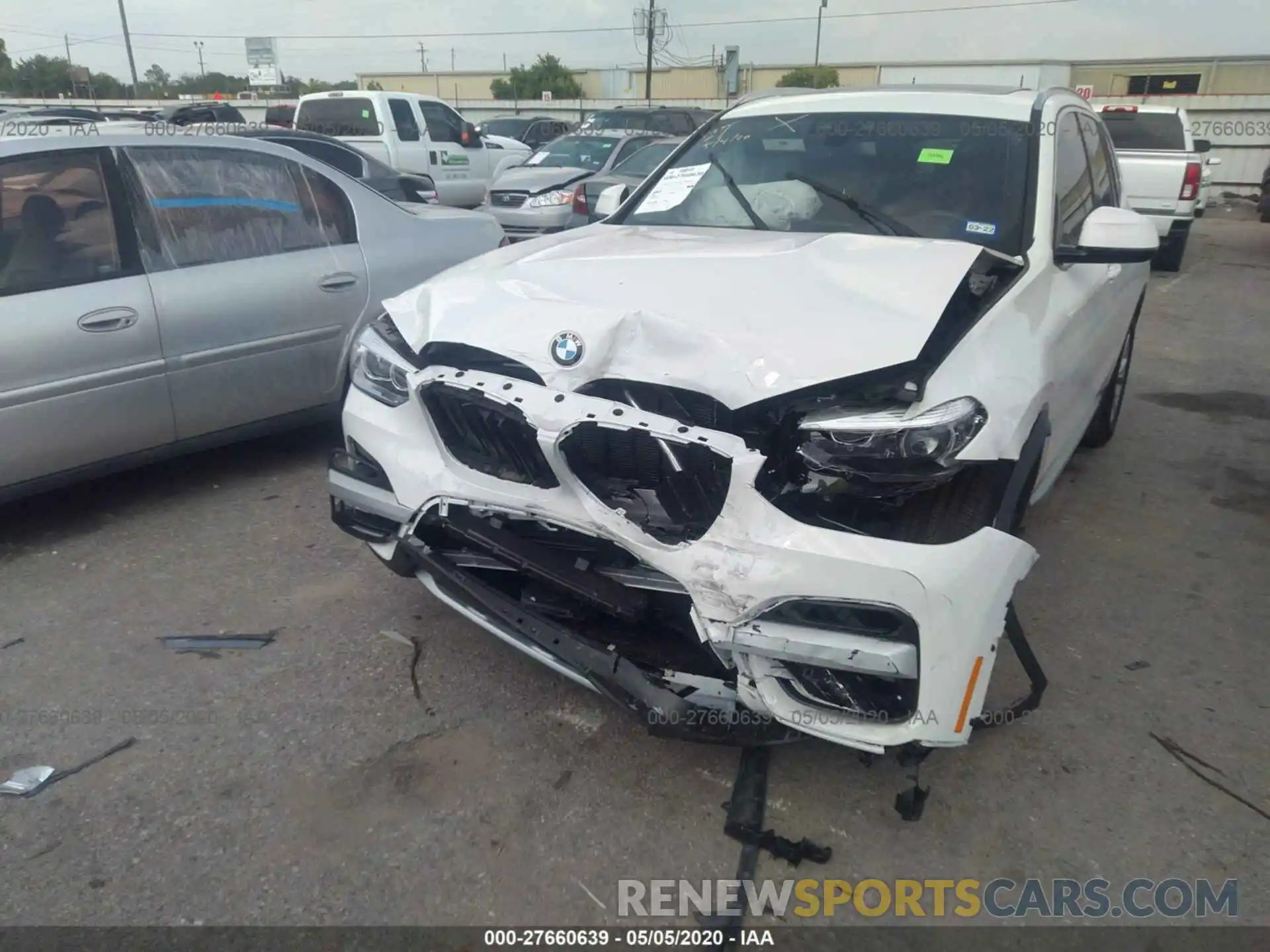 6 Photograph of a damaged car 5UXTY3C05L9C71348 BMW X3 2020